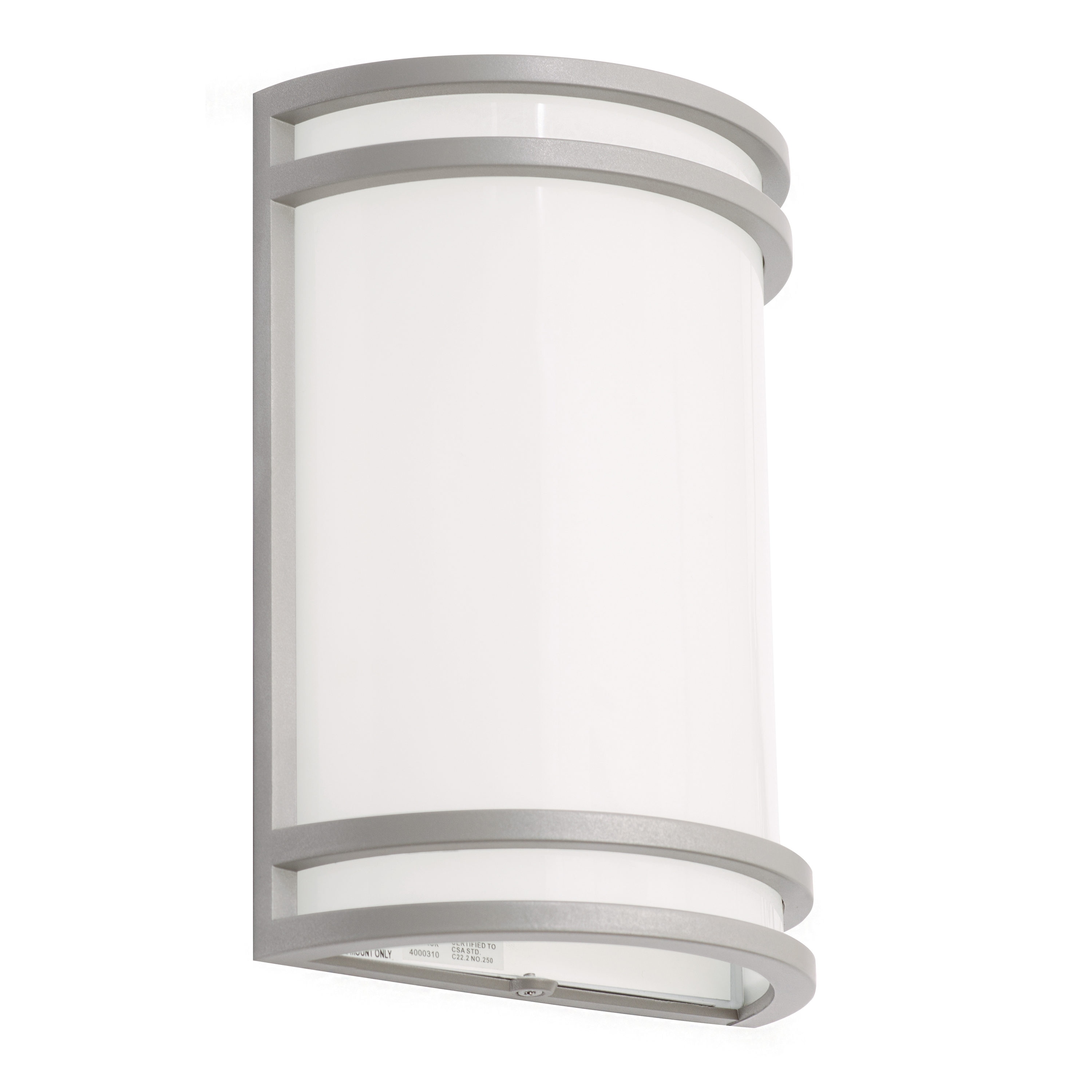 AFX VNTW071010L30ENGY Ventura 1 -Light 9.88-in H Gray Hardwired Integrated LED Outdoor Wall Light