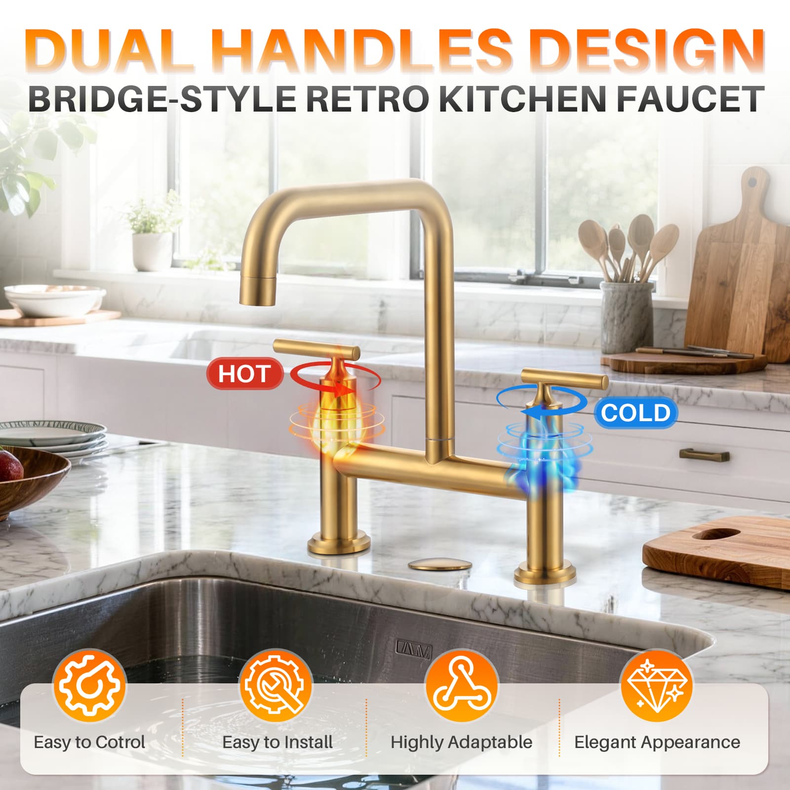 ARCORA AR7103300G Kitchen-Faucets - View #3