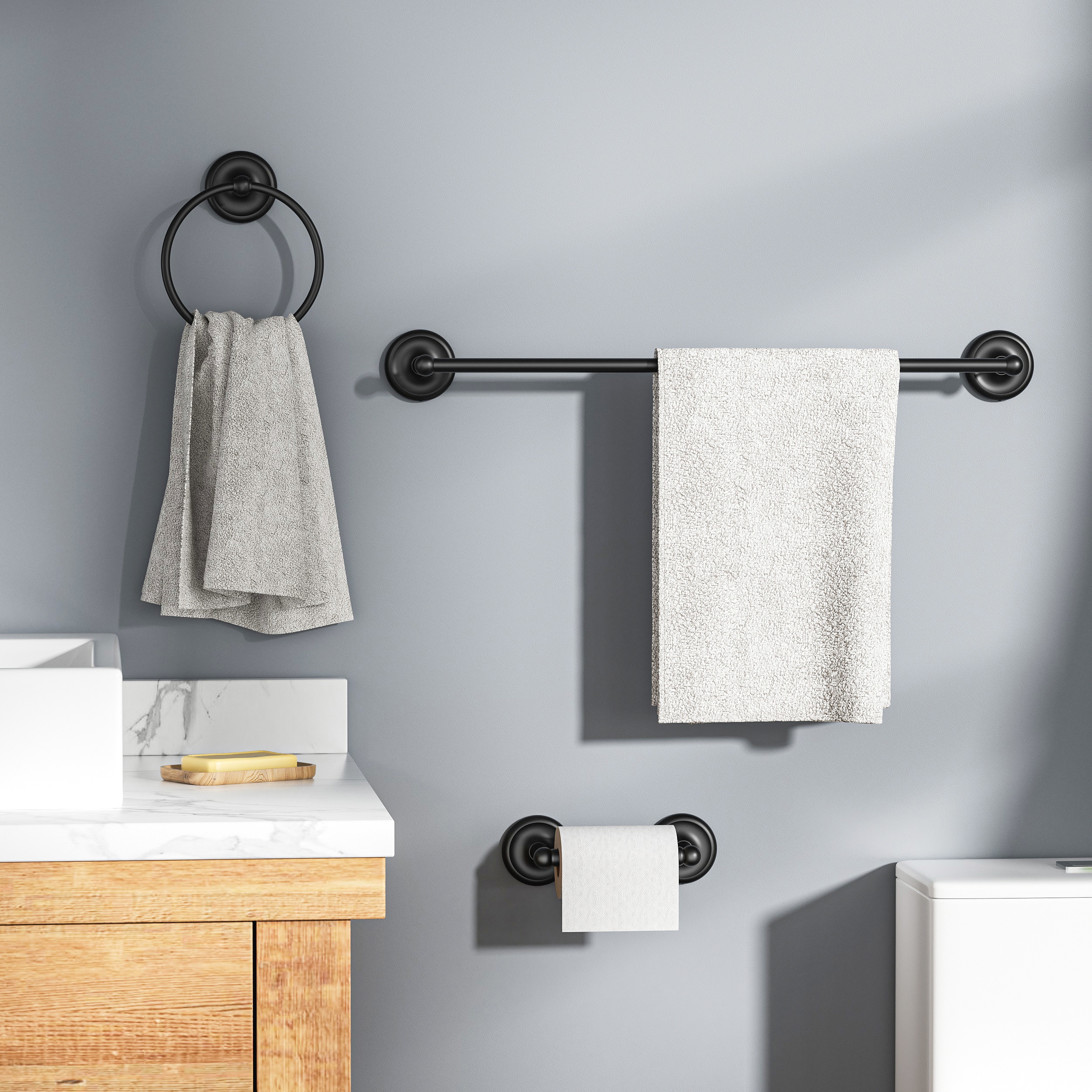 androme AD191M1B3 Decorative-Bath-Hardware-Kits - View #2