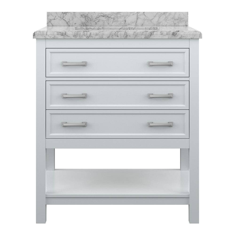 Design Element AF-31-WHI Bath-Vanity-Combo - View #2