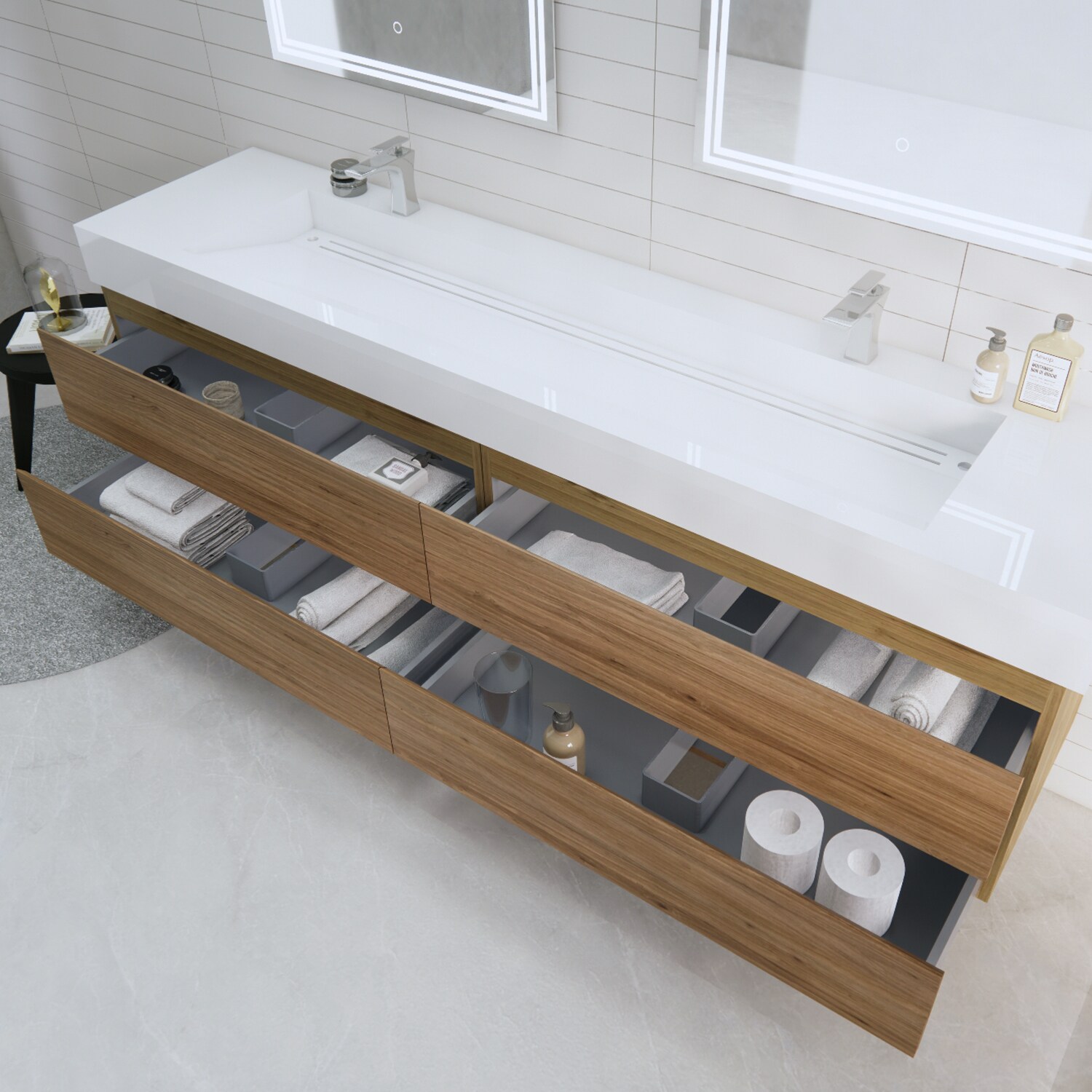 BV Better Vanity BTB-84D-AV Bath-Vanity-Combo - View #4