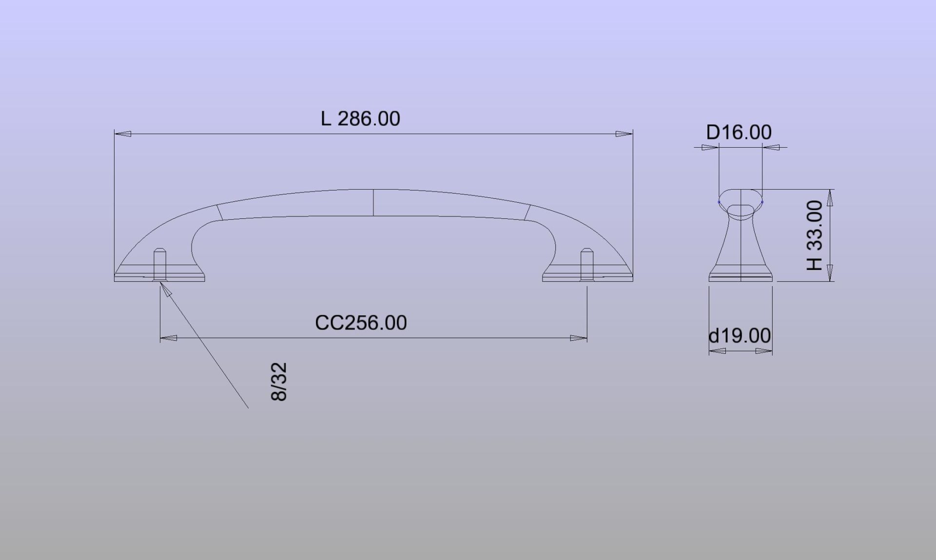 Richelieu BP7226256HBRZ Cabinet-Pulls - View #4