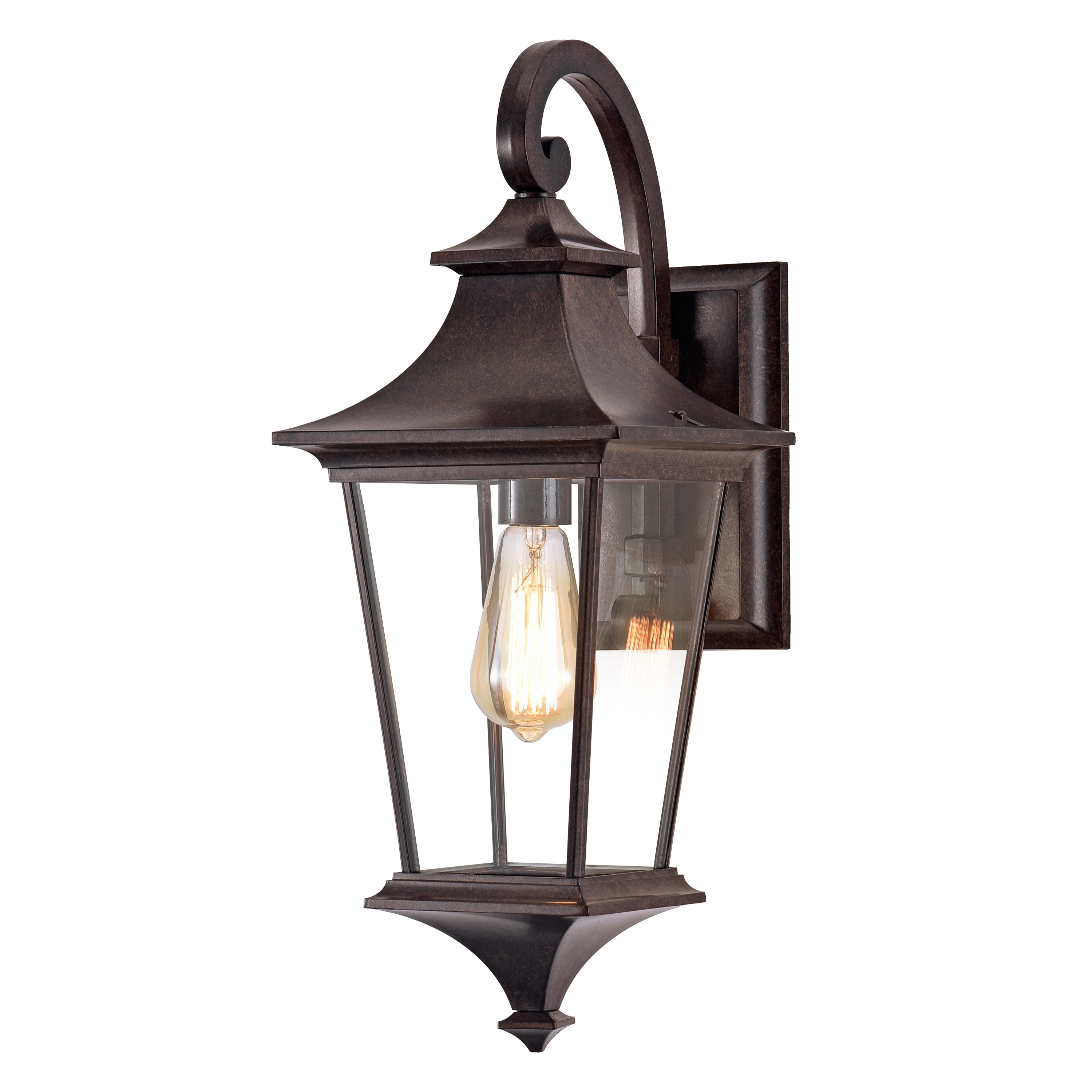 C Cattleya 1-Light 21.5-in H Bronze Led, Outdoor Wall Light in the ...