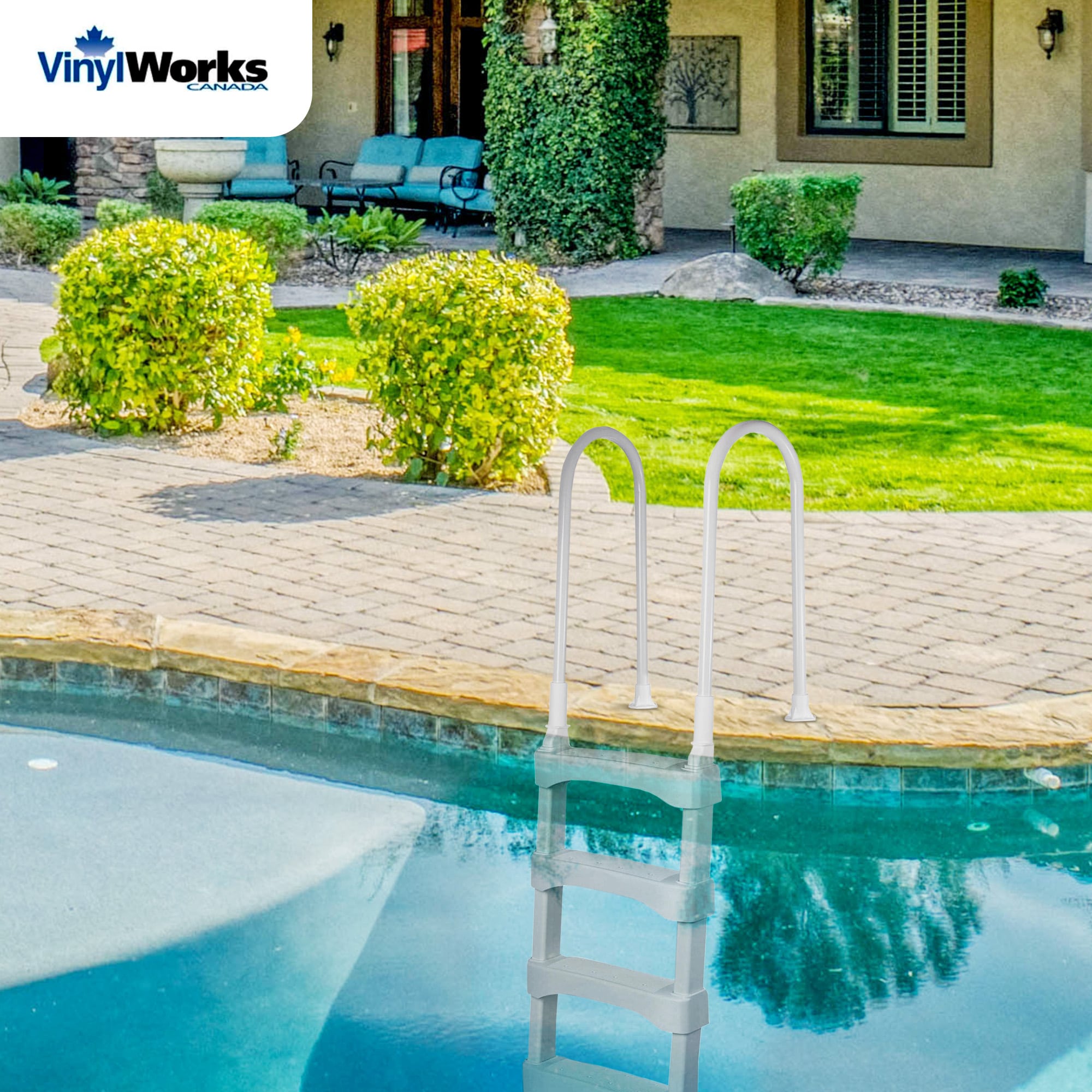 Vinyl Works 134834 Above-Ground-Pool-Lad-Steps - View #5