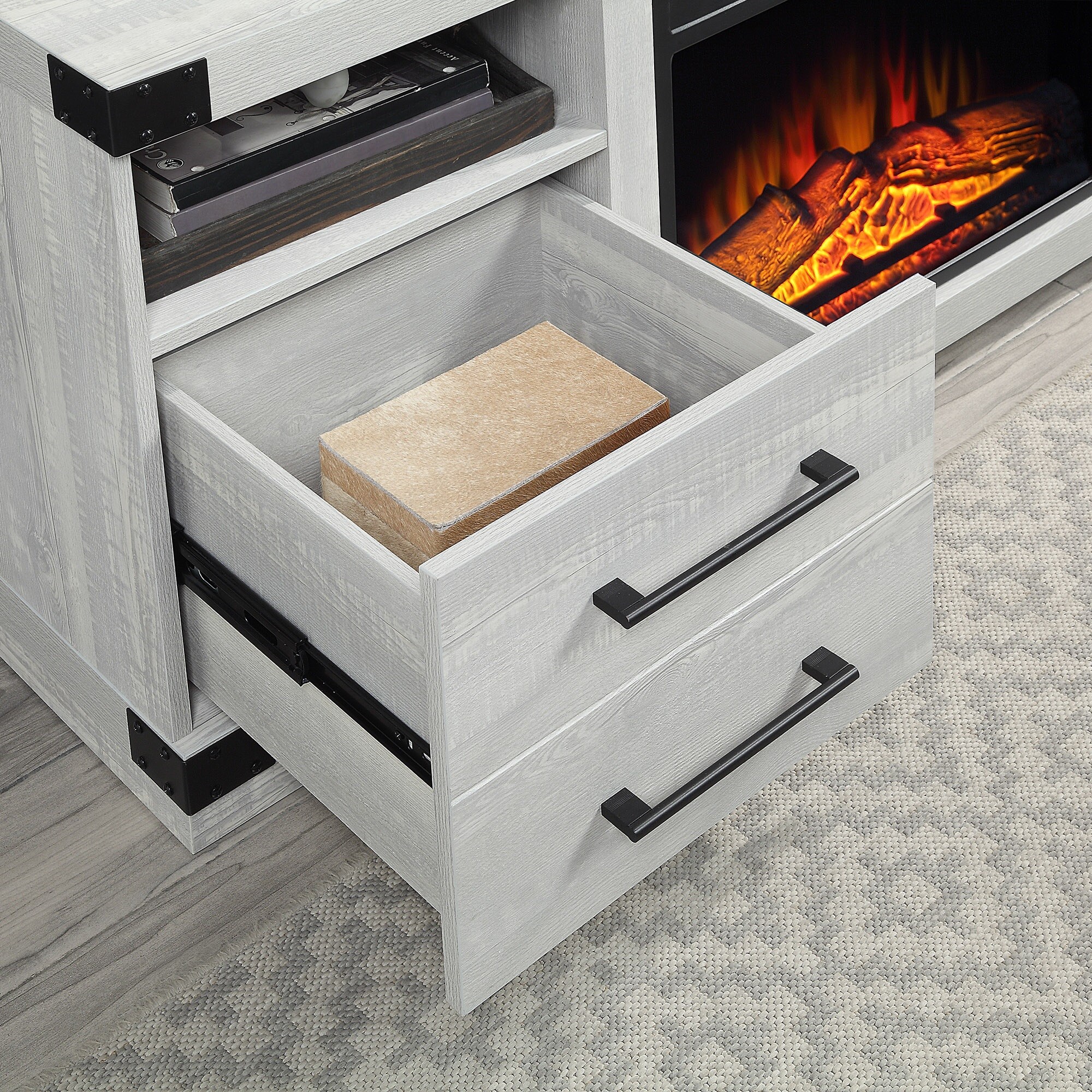 Manhattan Comfort FP1-GY Electric-Fireplaces - View #4