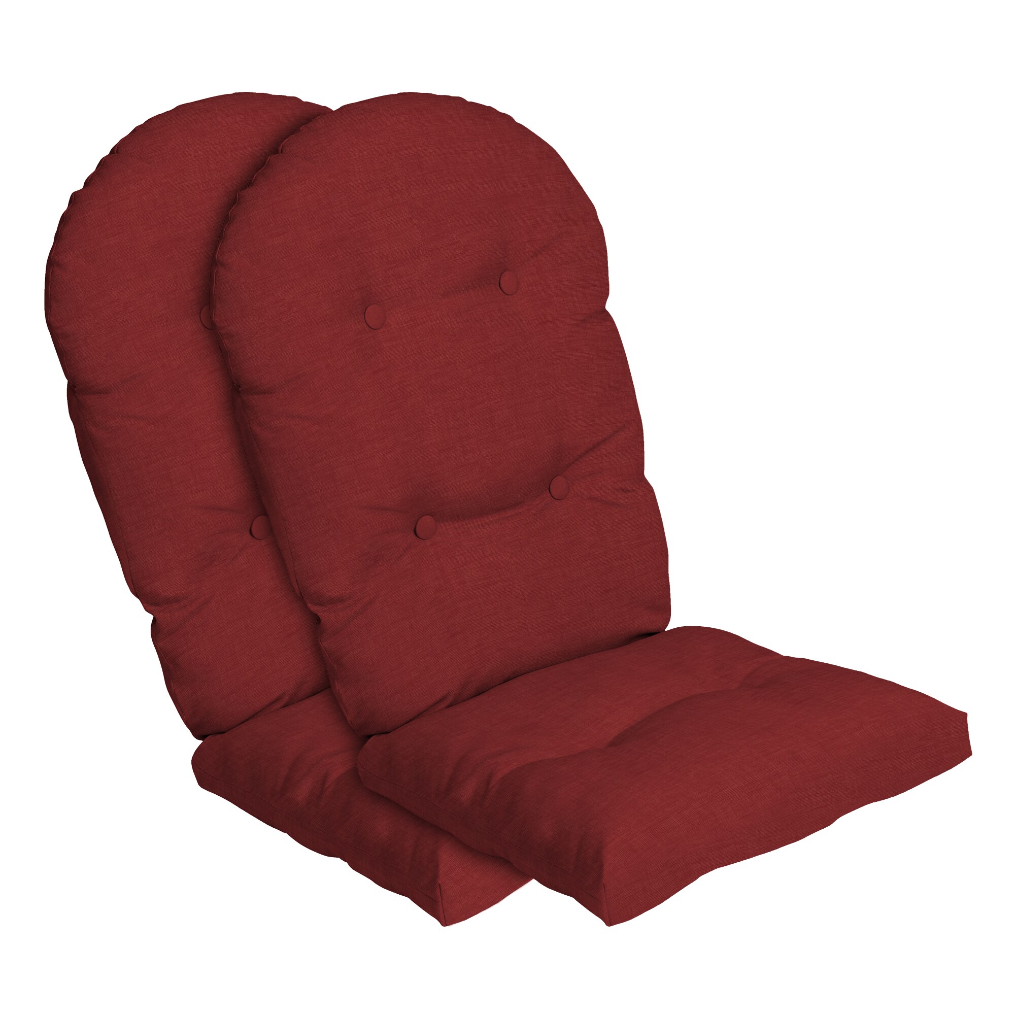 ARDEN TG06C04B-D9Z2 18-in x 20-in 2 -Piece Ruby Red Leala Patio chair cushion