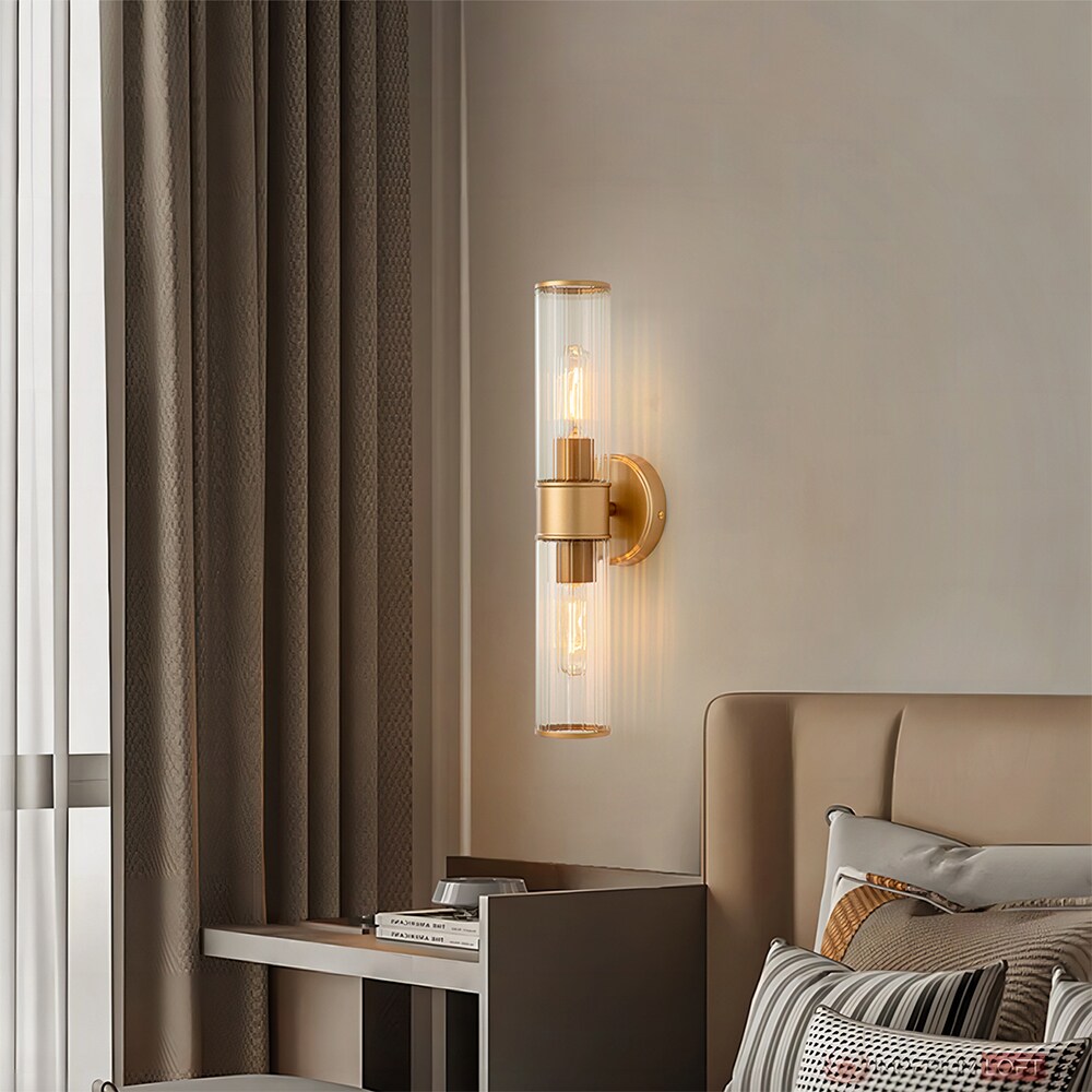 GoYeel ZW042GD 3.15-in 2 -Light Gold Modern/contemporary Vanity light bar