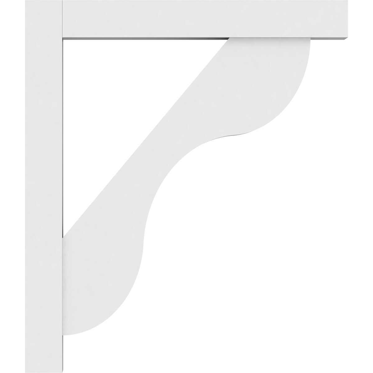 Ekena Millwork BKTP03X30X30CAR05 Exterior-Brackets-Braces - View #3