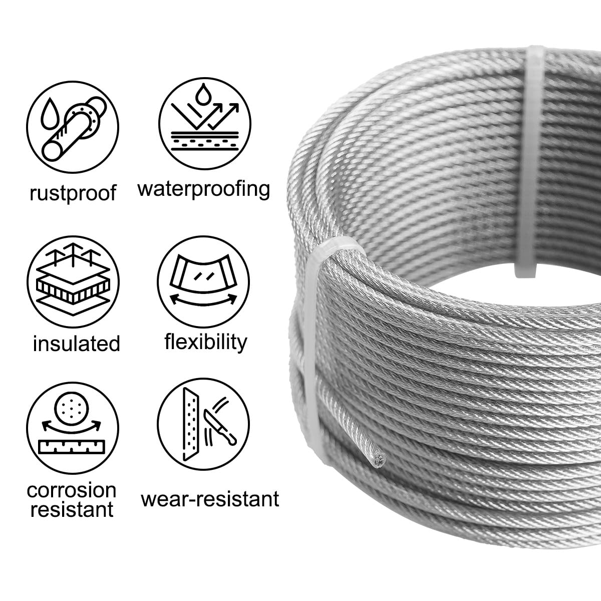 Afoxsos LAF0804F265 Chain-Cable-By-The-Foot - View #3