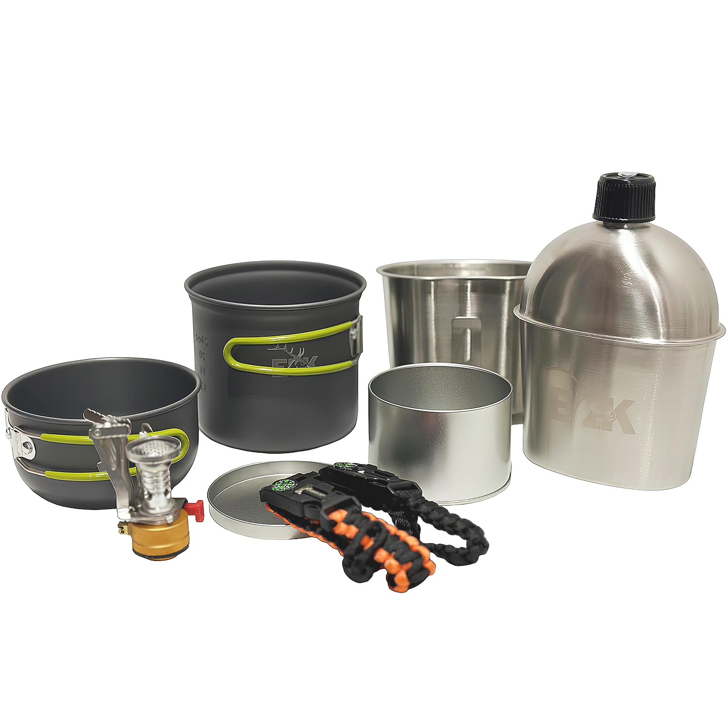 ELK CAMPING-WANDERER Aluminum Non-Stick Grill pan set