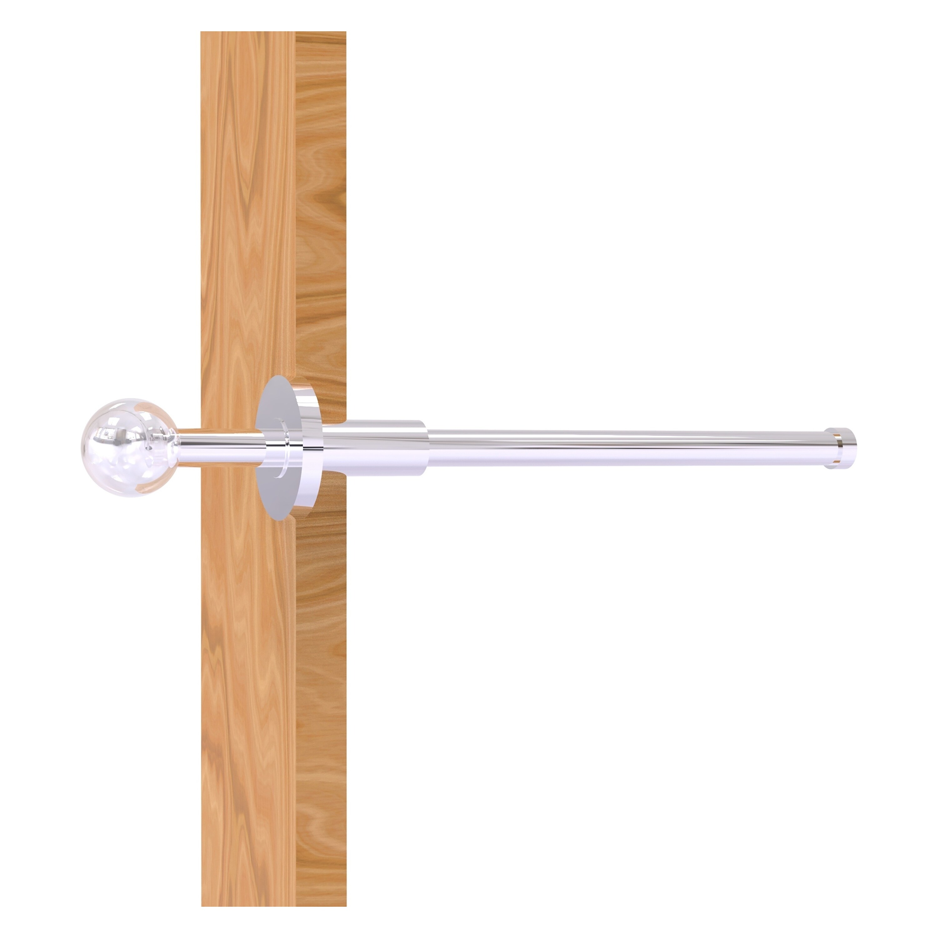 Allied Brass CV-23-PC Clearview Polished Chrome Single -Hook Wall mount Towel Hook