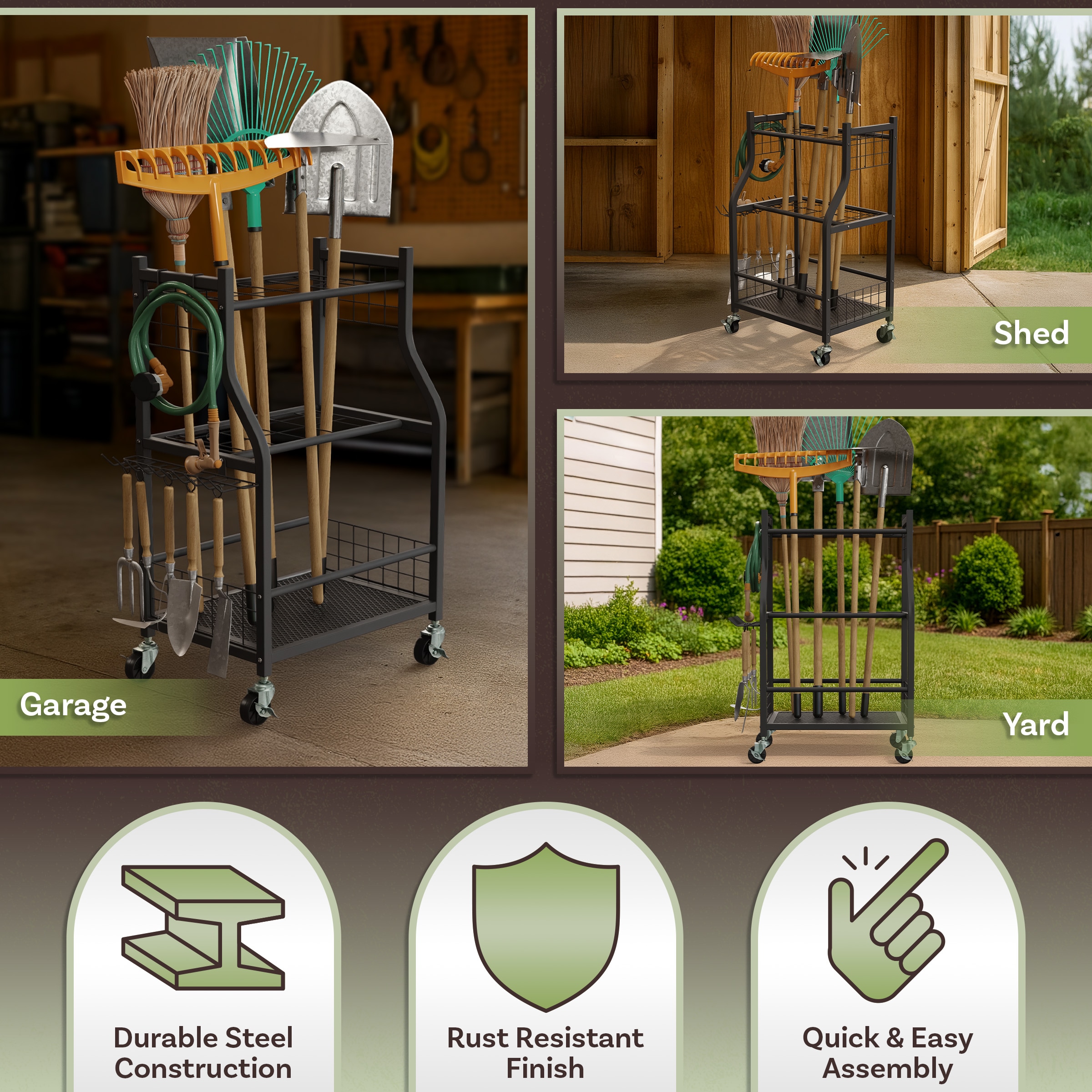 Pure Garden 50-LGTO02 Yard-Carts - View #4