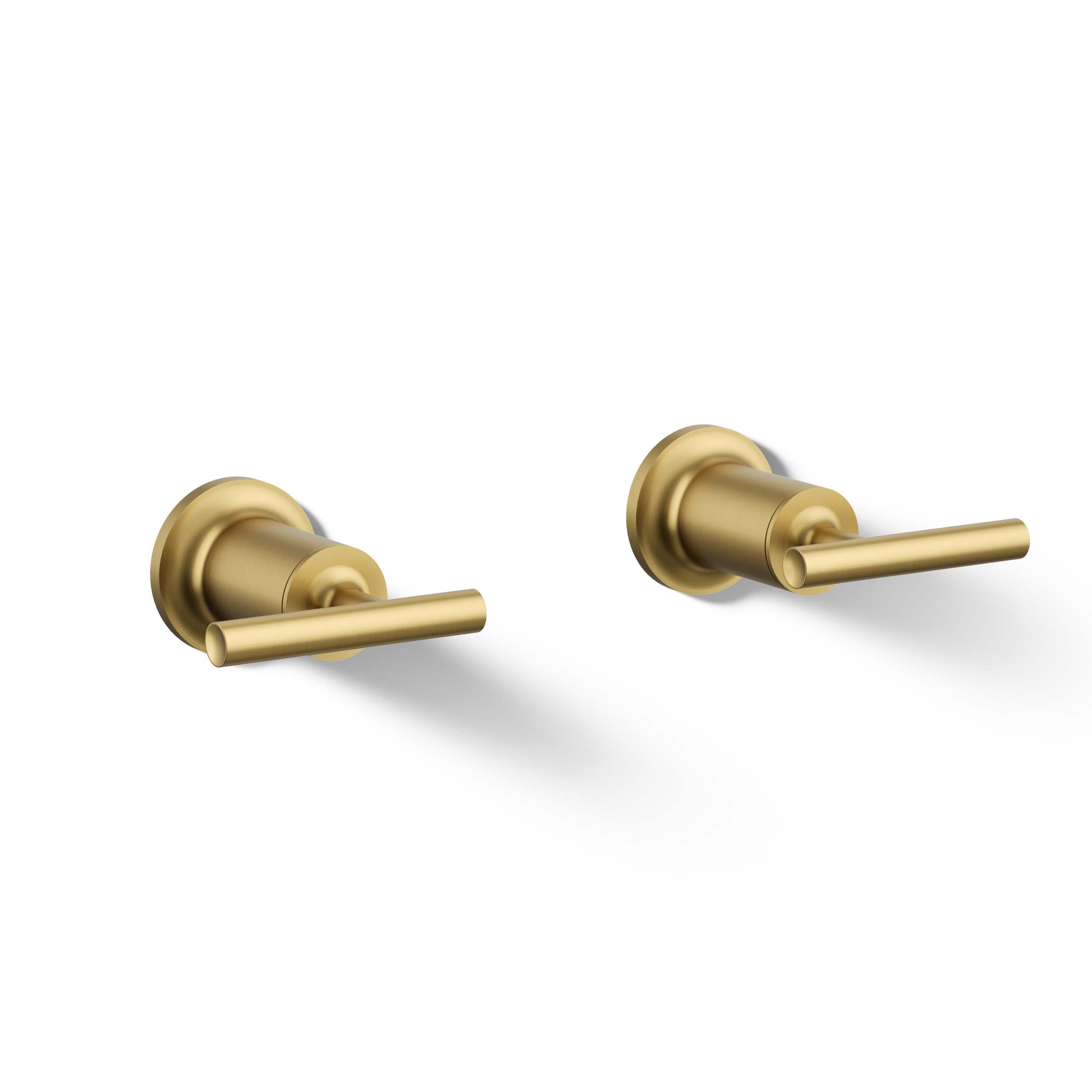 KOHLER K-T14429-4-2MB Vibrant Brushed Moderne Brass 2 -Handle Lever Bathtub Faucet Handle