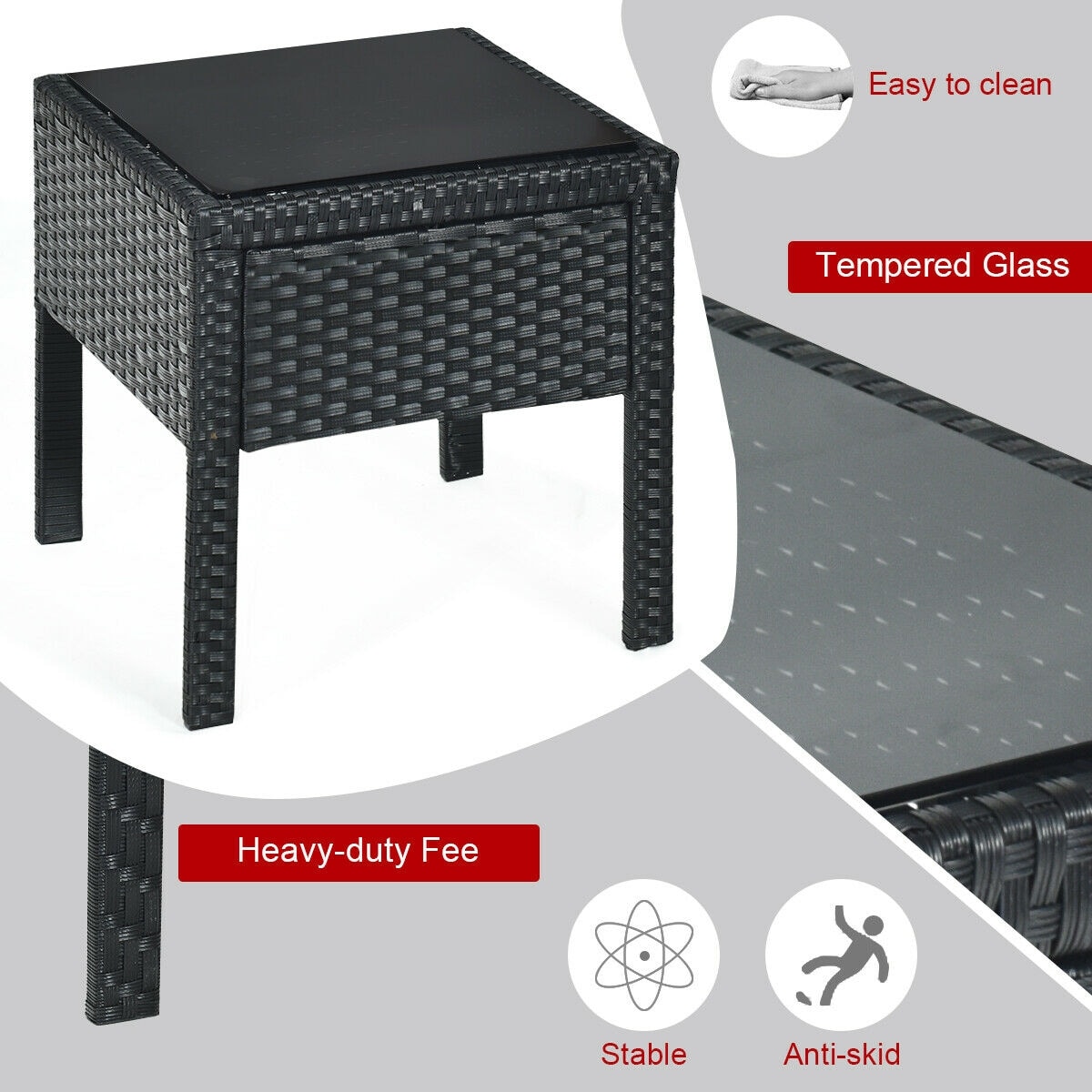 Clihome CWCH-HW63AC218RE Patio-Conversation-Sets - View #6