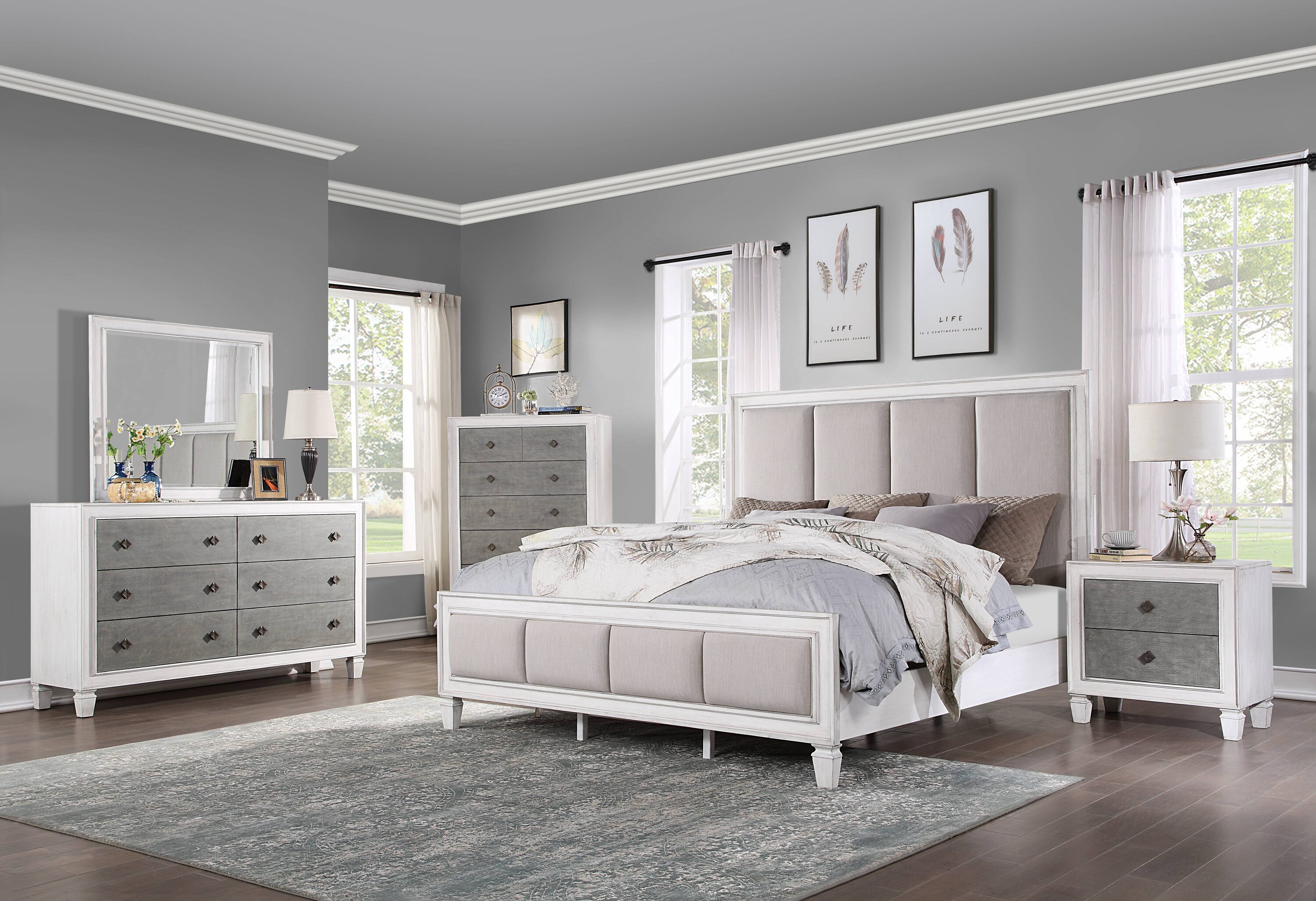 GLANZEND 6514ROL6Q nightstands - View #2