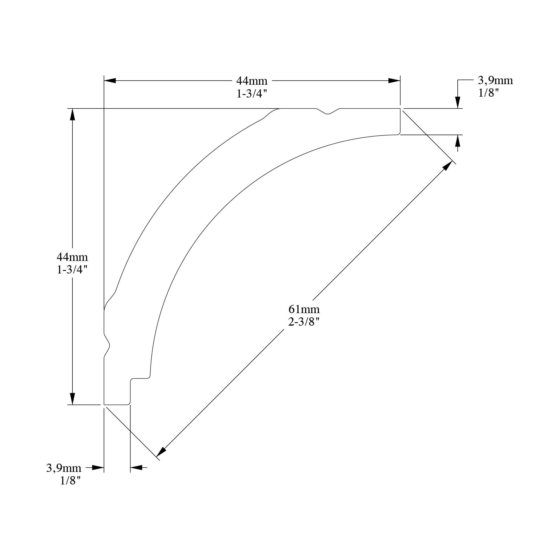 Orac Decor Orac Crown Moulding 2-3/8-in X 78-in Primed Polyurethane ...