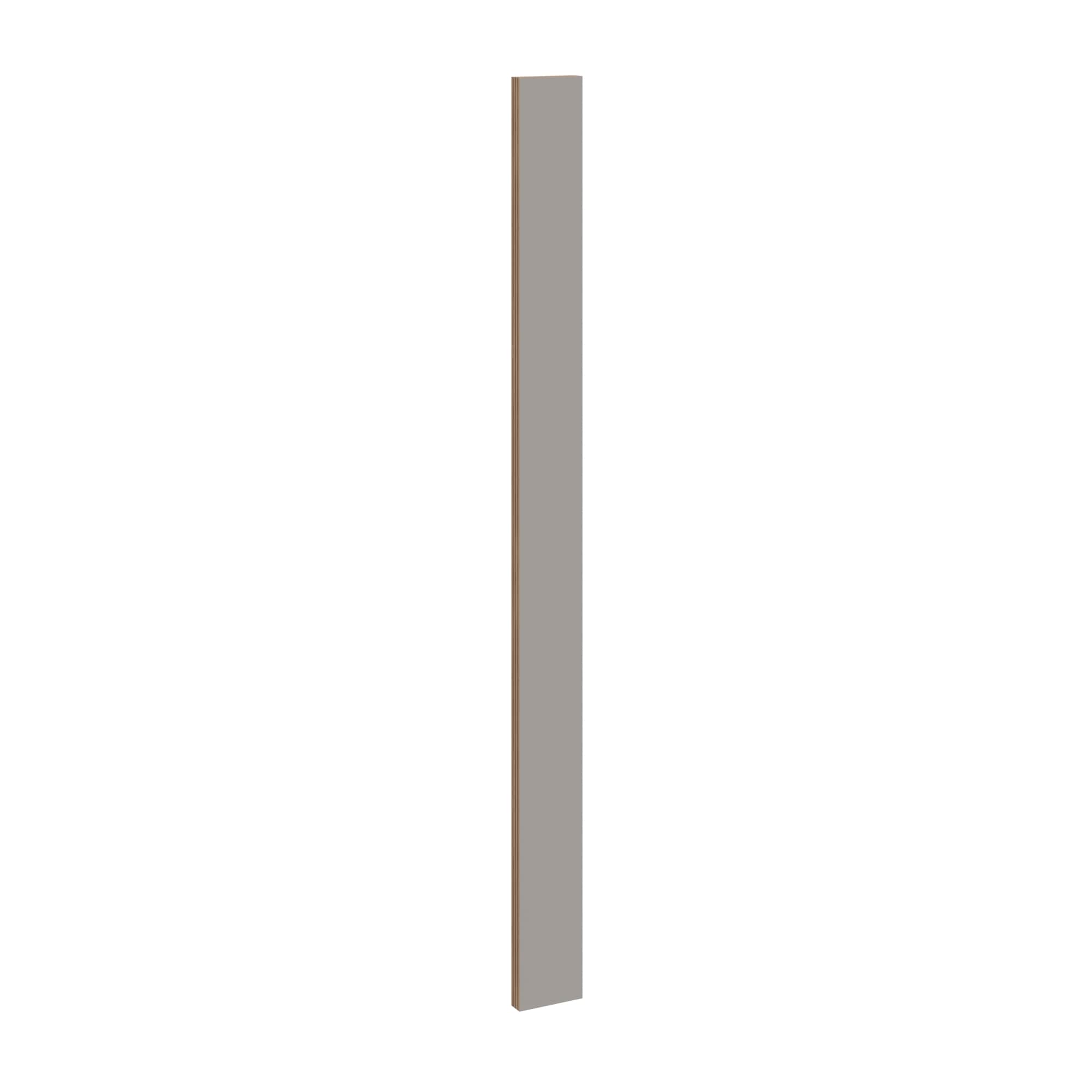 KraftMaid Momentum WF3.39G81 Deveron Cabinet Fill Strip 3-in W x 39-in H x 0.75-in D Pebble Grey Painted