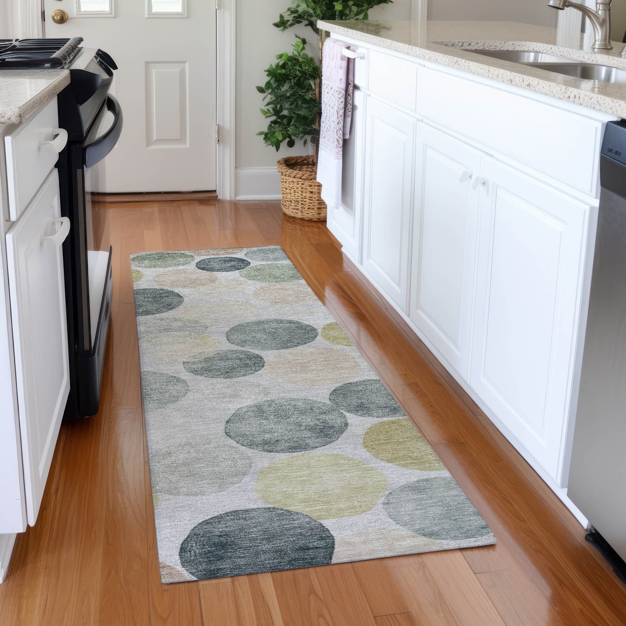 Addison Rugs ACN1898GY2X8 Chantille ACN1898GY 2 x 7 (ft) Loomed Gray Rectangular Indoor/Outdoor Machine washable Pet Friendly Area rug