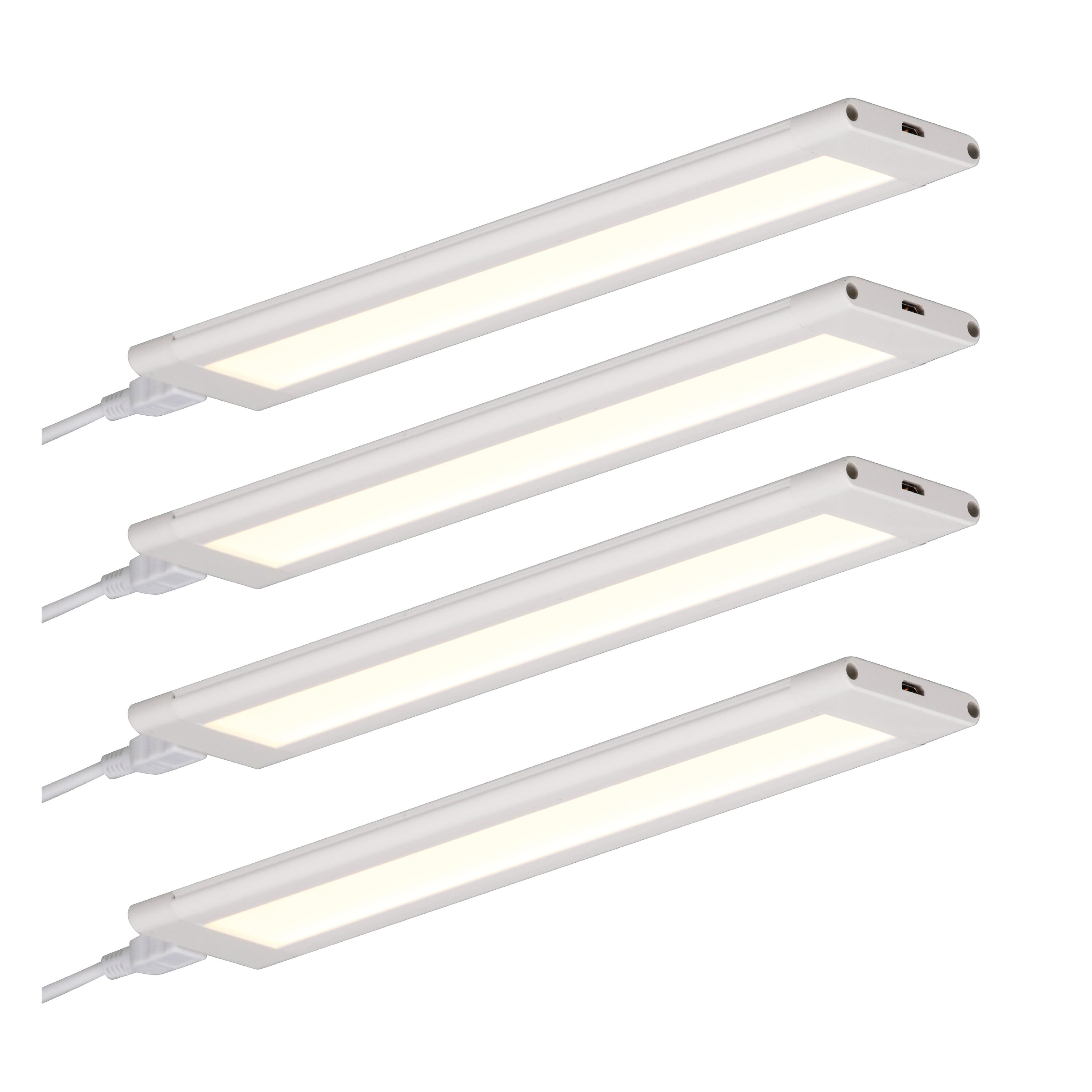 Utilitech 4 -Pack 9-in Plug in LED Under Cabinet Light Bar