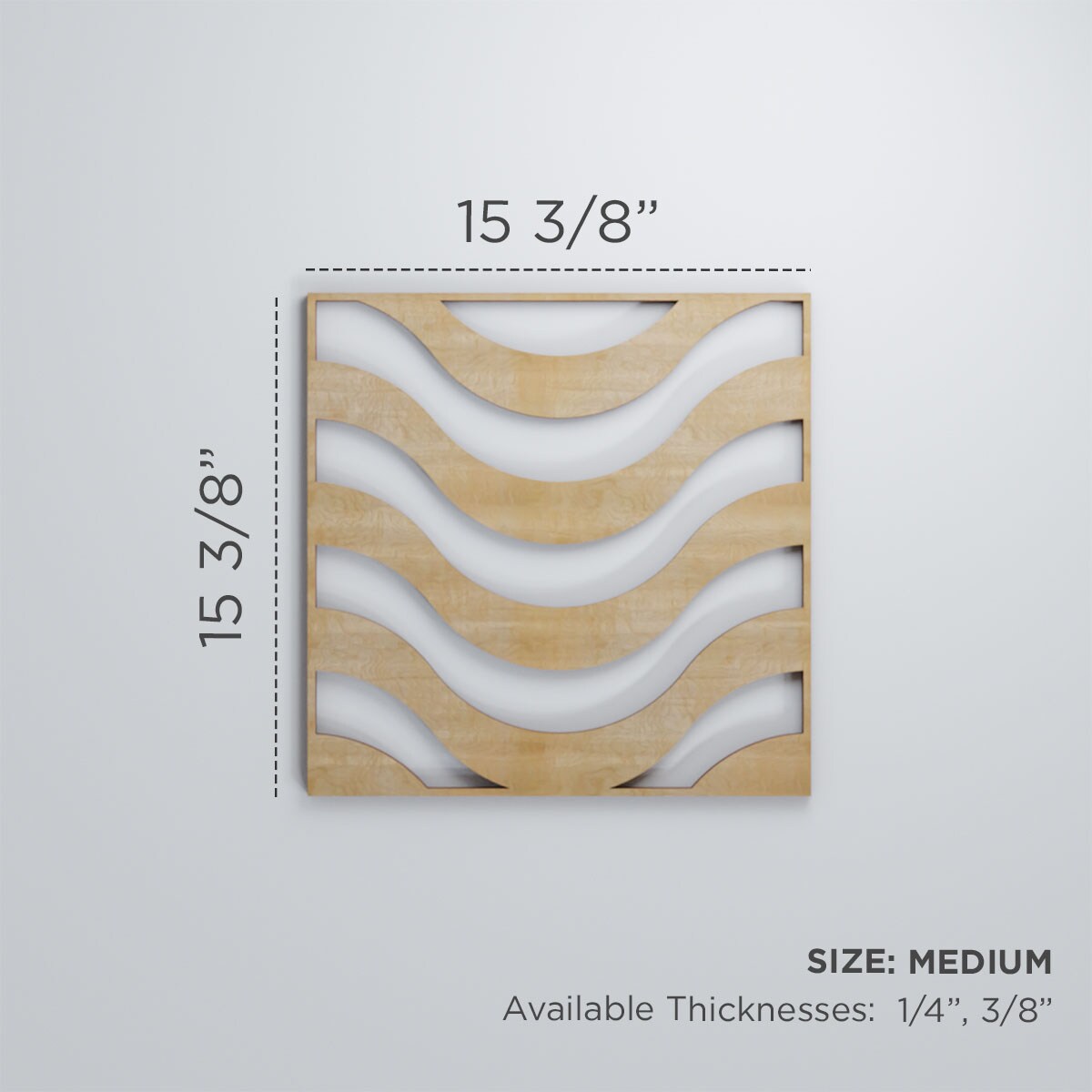 Ekena Millwork WALW16X16X0375PKRMF Wall-Panels - View #3