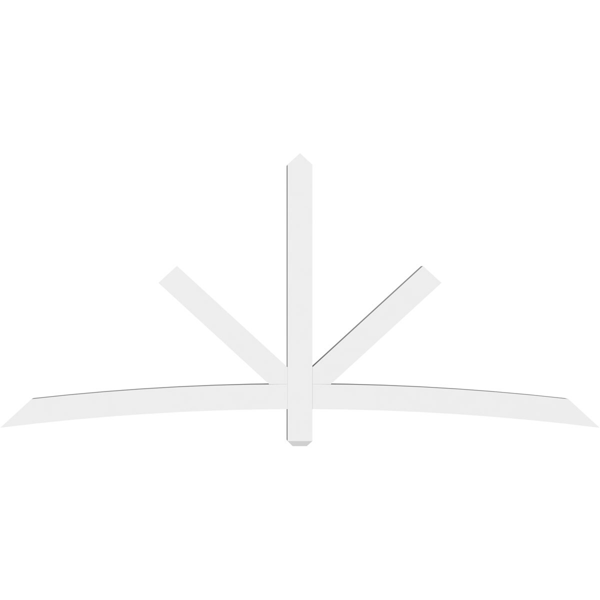 Ekena Millwork GBP096X44X0404ALB00 Exterior-Brackets-Braces - View #2