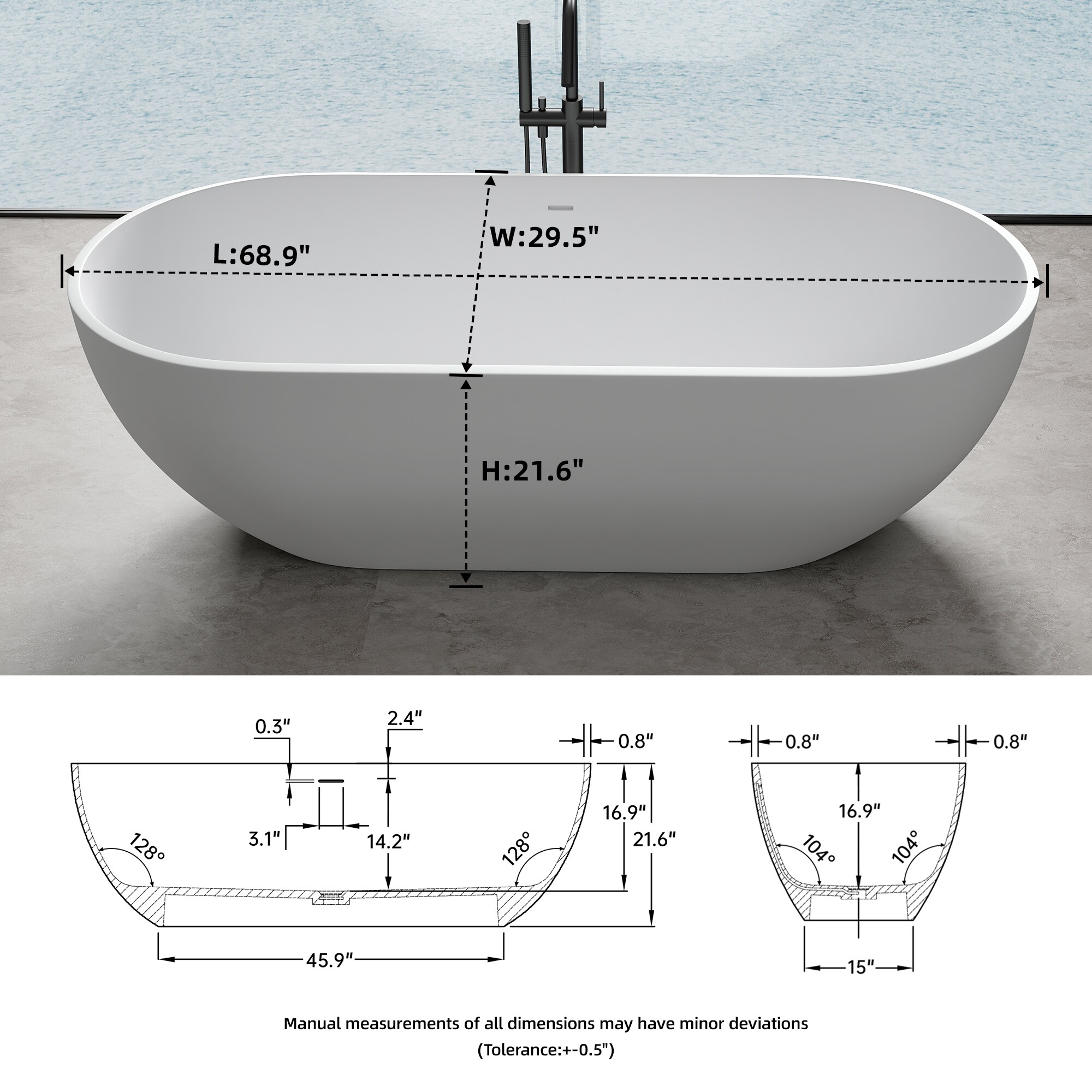 LUXEYARD DS-J-37853963 bathtubs - View #4