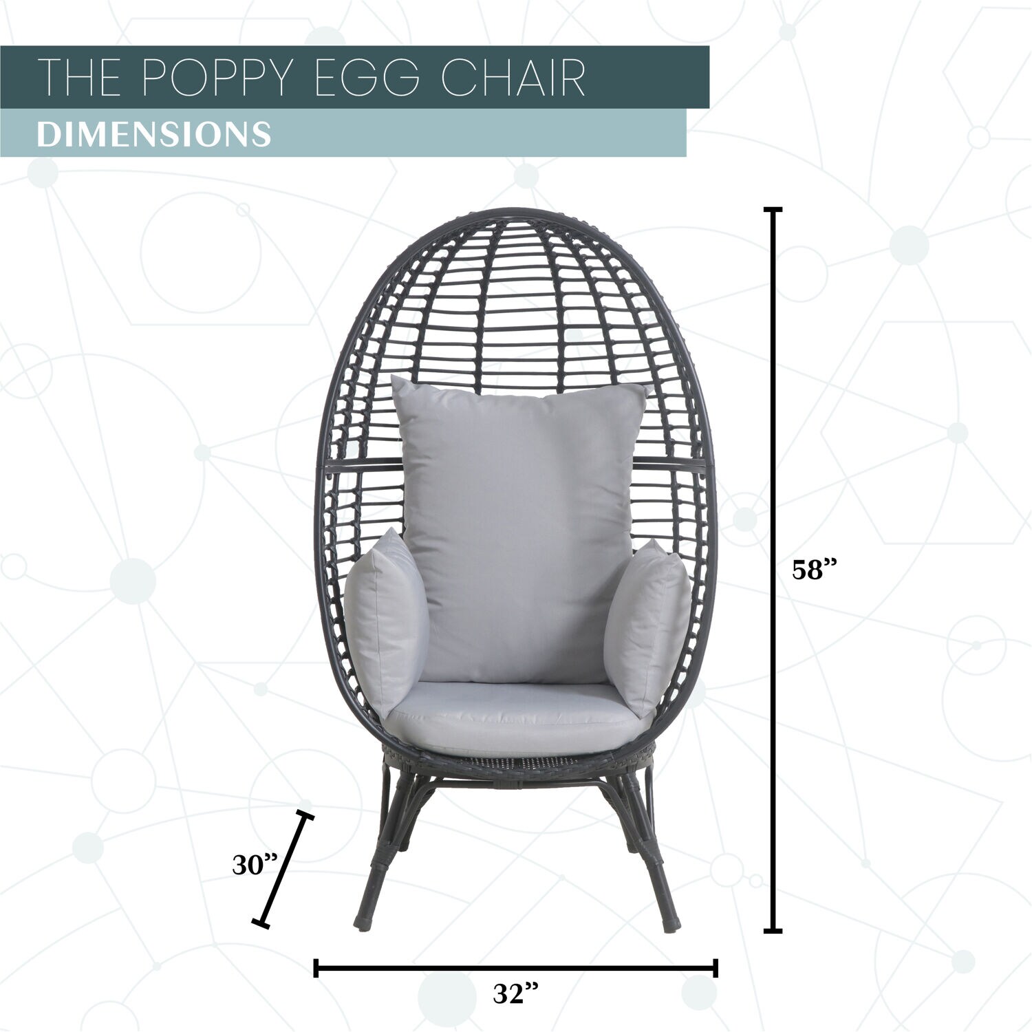 Mod Furniture POPPYEGG-GRY Patio-Chairs - View #3