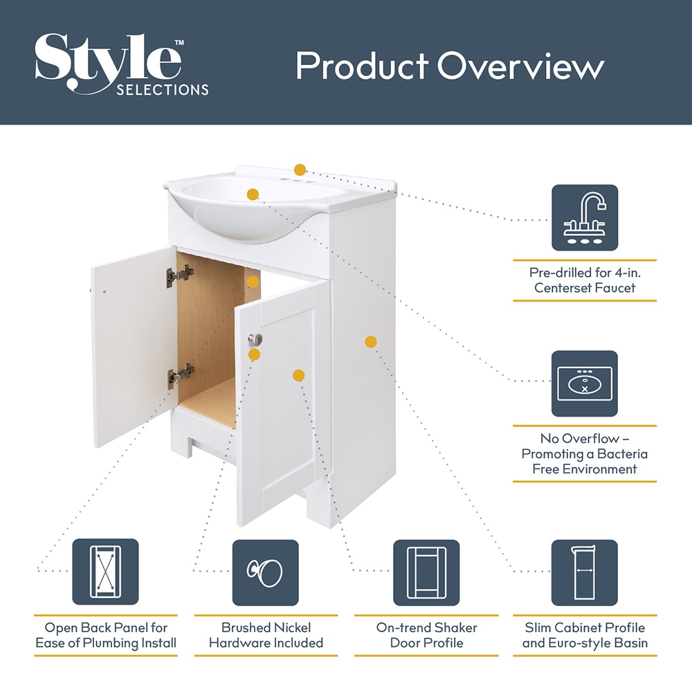 Style Selections CE31124-SS Bath-Vanity-Combo - View #5