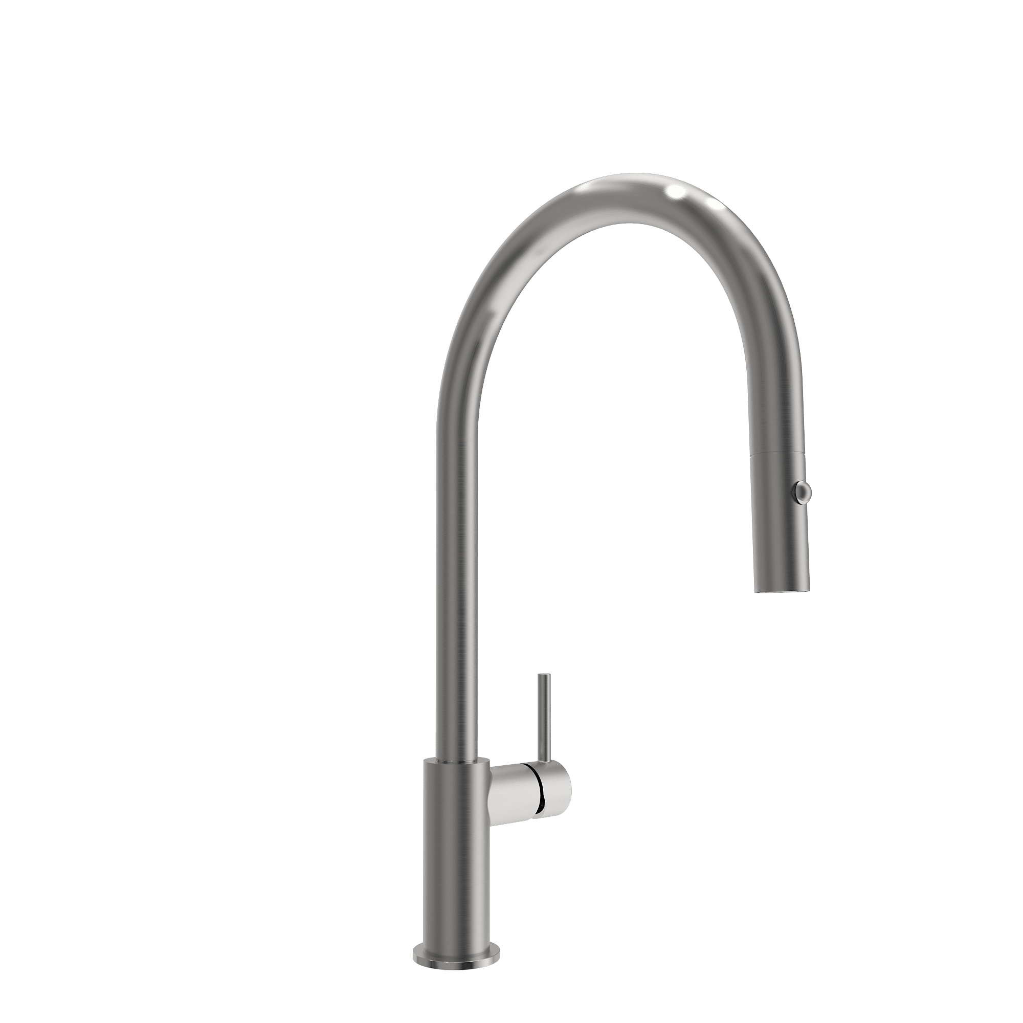 BOCCHI  2028 0001 SS Baveno Duo Pull-Down Kitchen Faucet in Stainless Steel