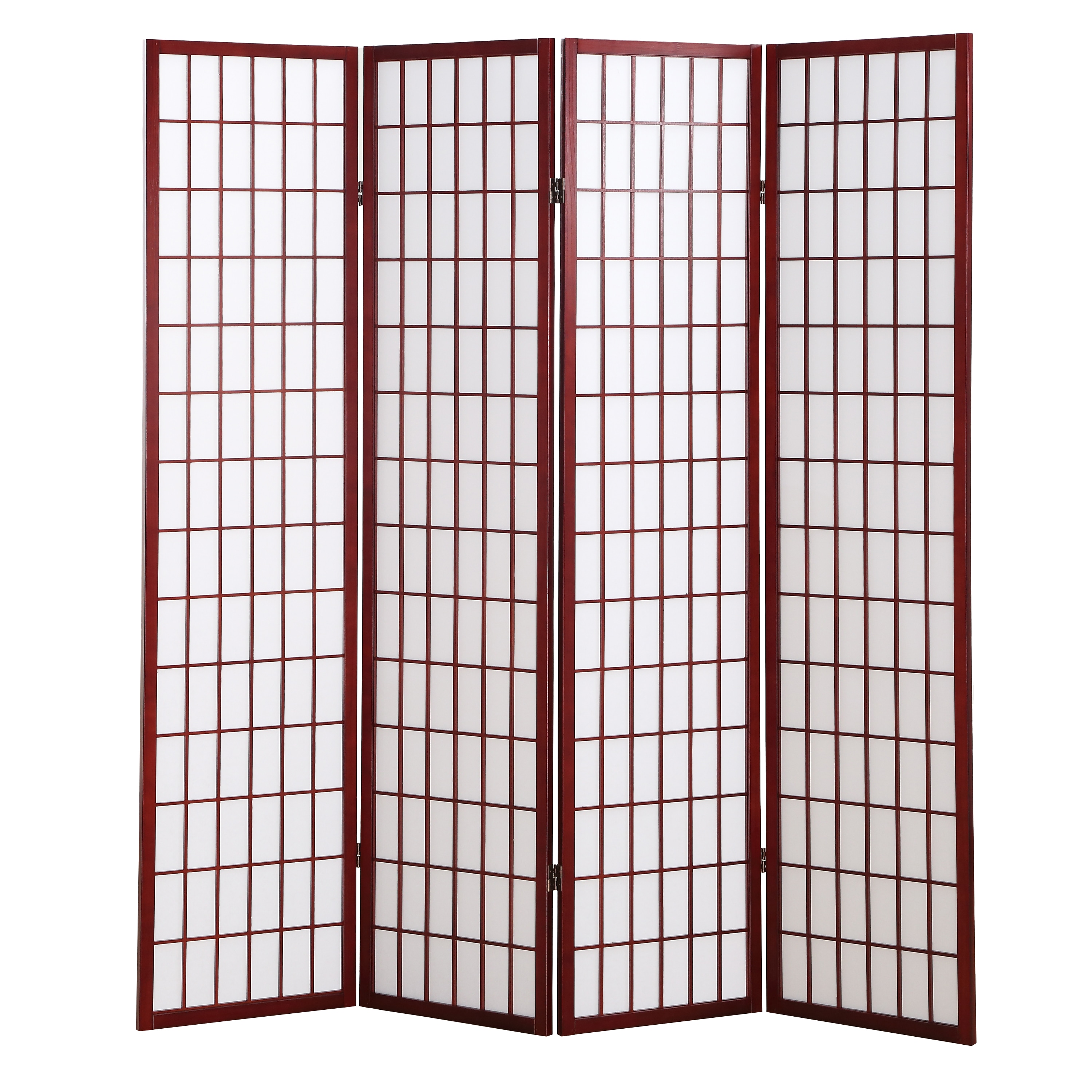 Maocao Hoom JLP165139 4 -Panel Cherry Paper Folding Contemporary/Modern Style Room Divider