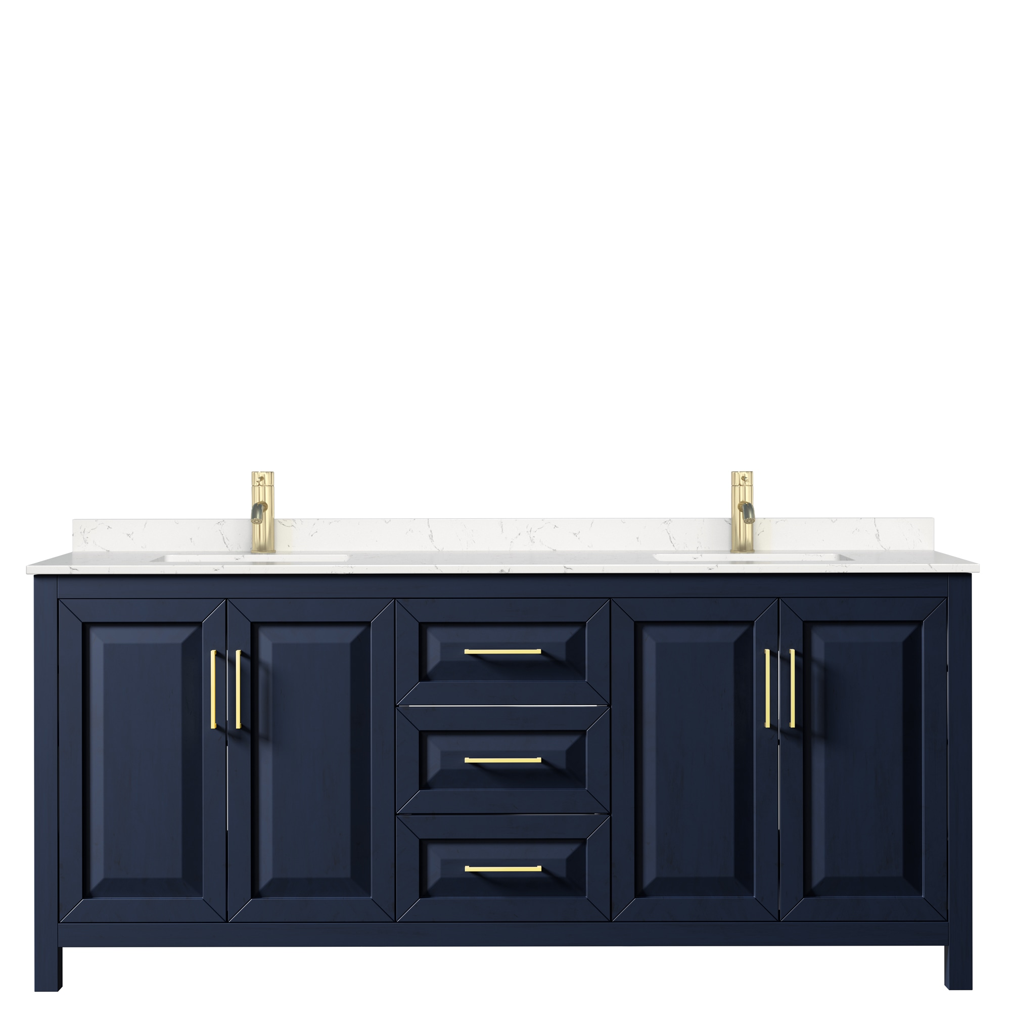 Wyndham Collection WCV252580DBLC2UNSMXX Bath-Vanity-Combo - View #3