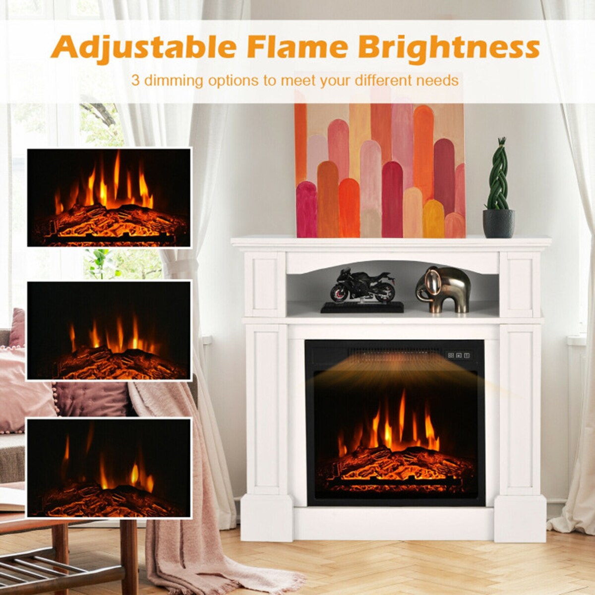 Clihome CL-WHUS-10102 Electric-Fireplaces - View #6