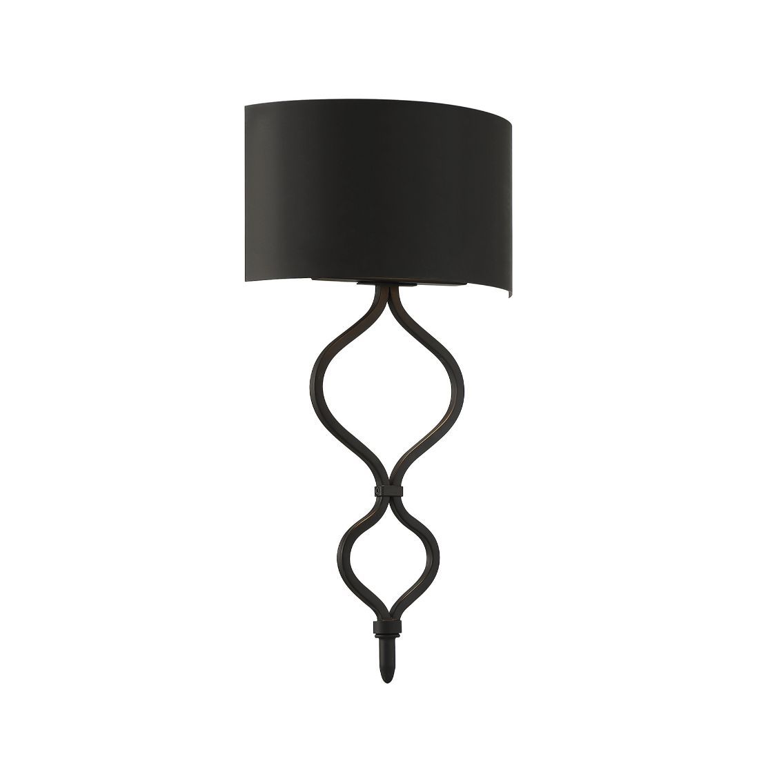  LW-SH638956 20-in W 1-Light Matte Black Transitional LED Wall Sconce