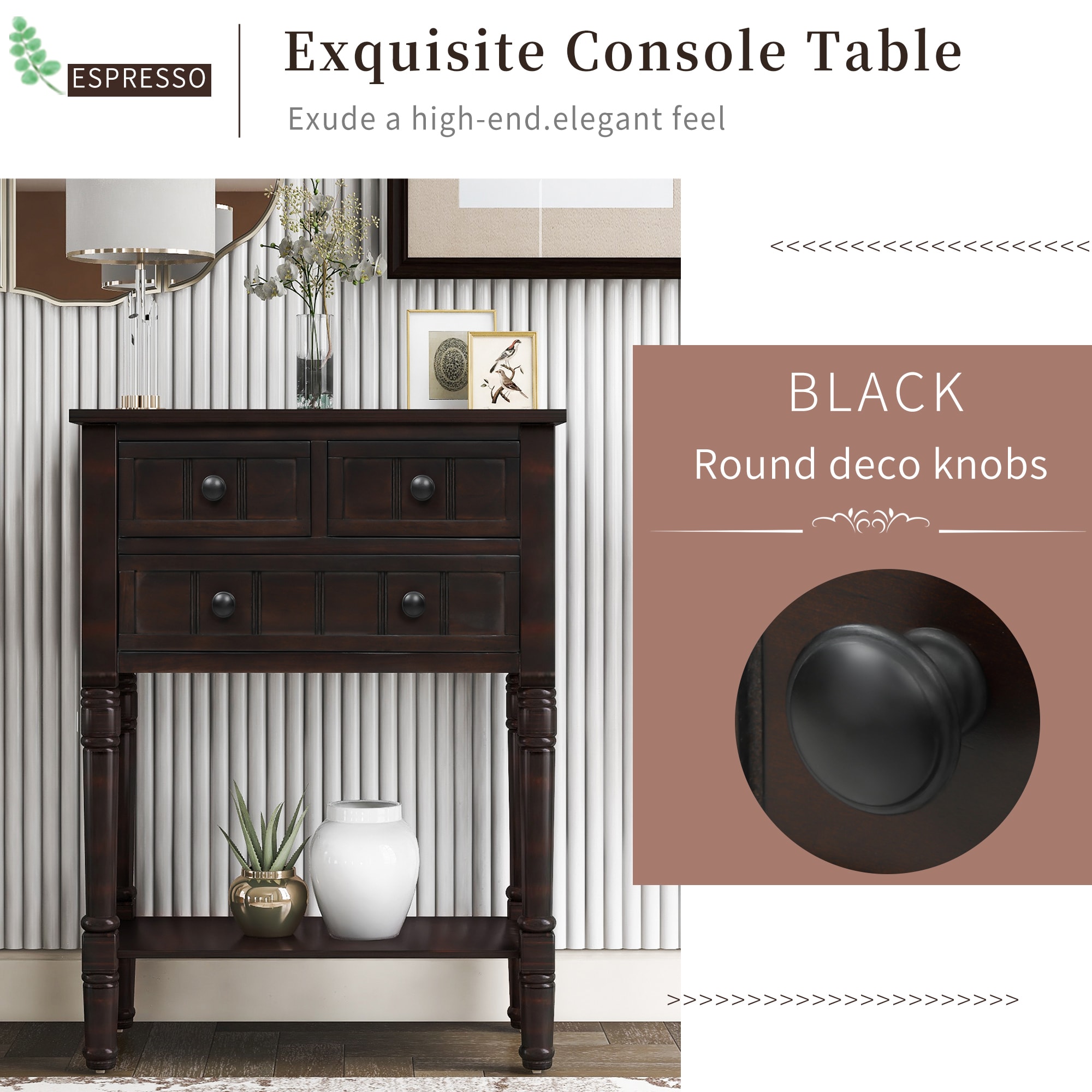 ModernLuxe WF192646AAB Console-Sofa-Tables - View #3