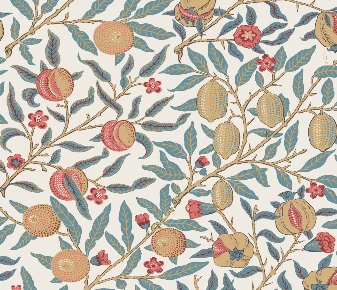 NextWall NW48004 31.35-sq ft Moonstone Blue and Light Ochre Vinyl Floral Self-adhesive Peel and Stick Wallpaper
