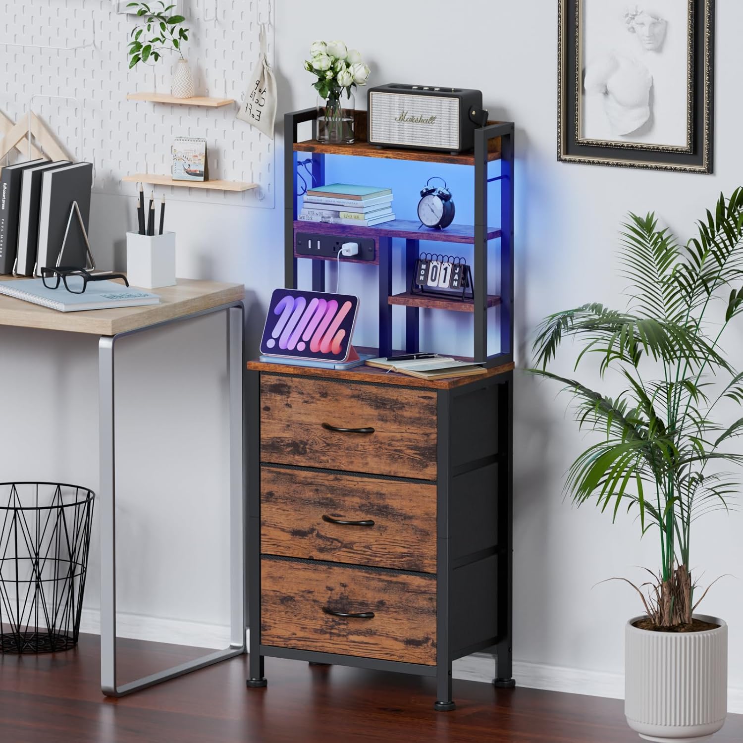 Furologee ET-109-CL-4D-1-RB nightstands - View #11