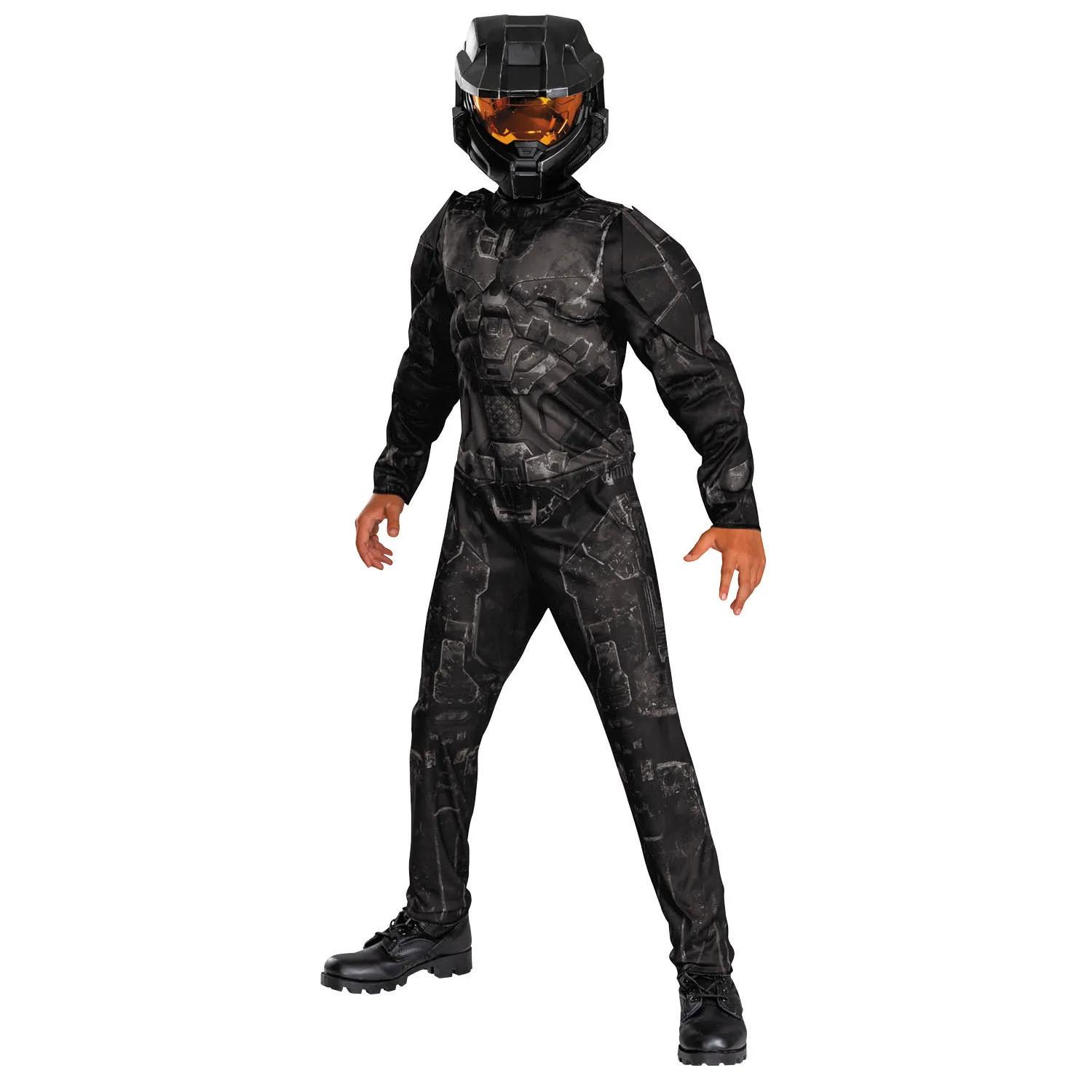 Disguise Kids Muscle Halo Stealth Spartan Costume - Medium 7-8