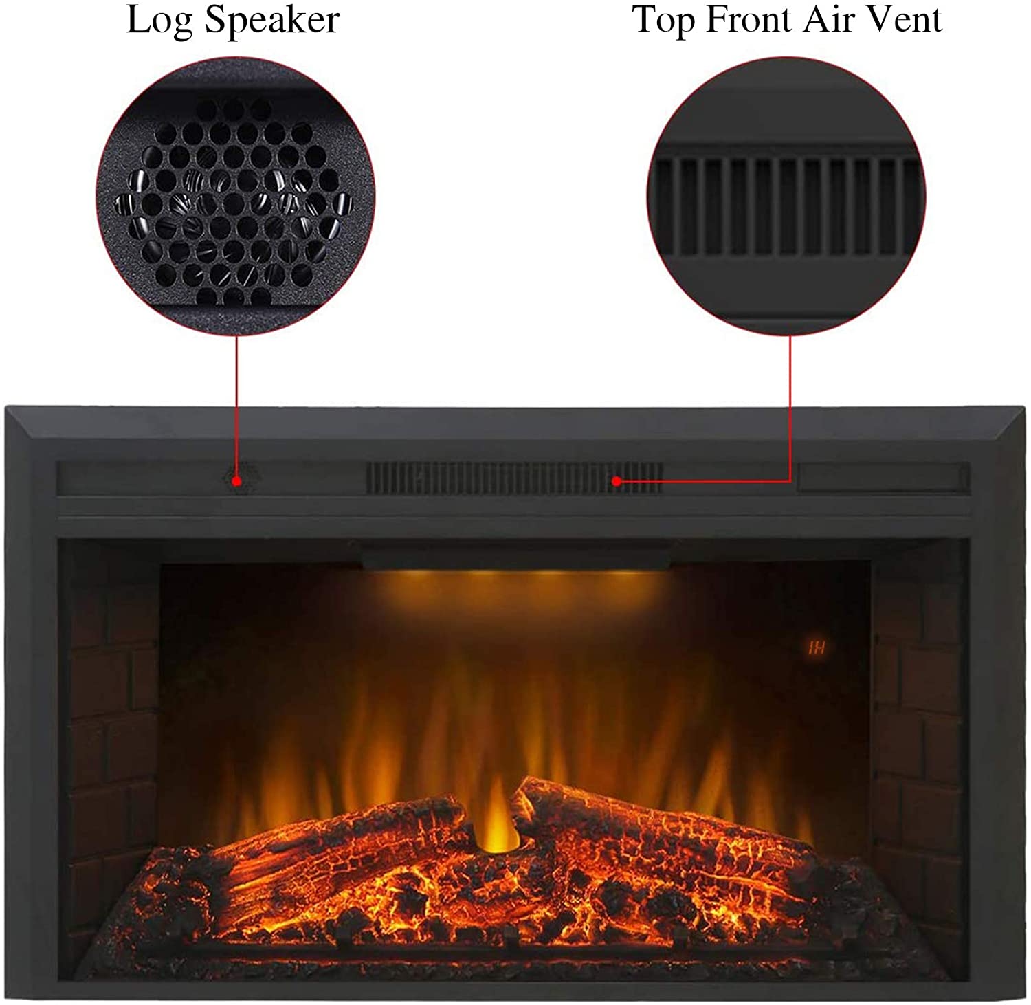 Clihome VL-EF33WT Electric-Fireplaces - View #5