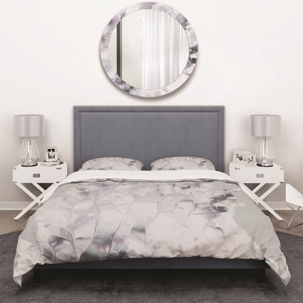 Designart 3-Piece Gray King Duvet Cover Set in the Bedding Sets ...