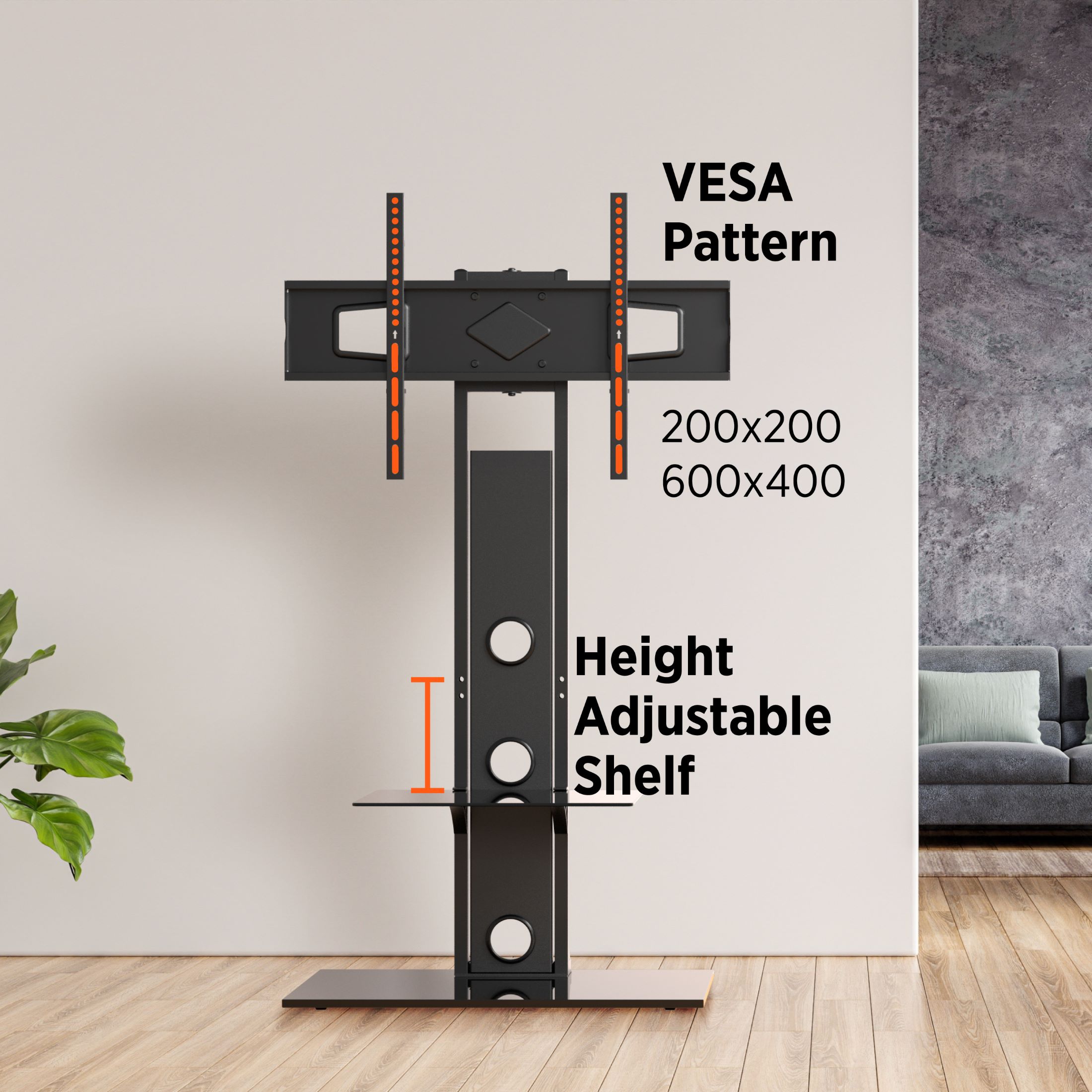 Promounts ATMSS6401-X2 Tv-Stands - View #4