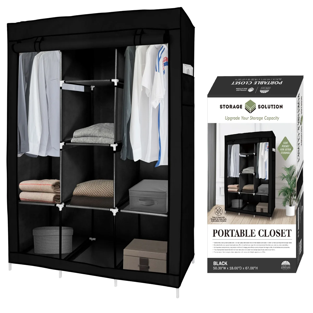 Lowes portable clothes closet sale