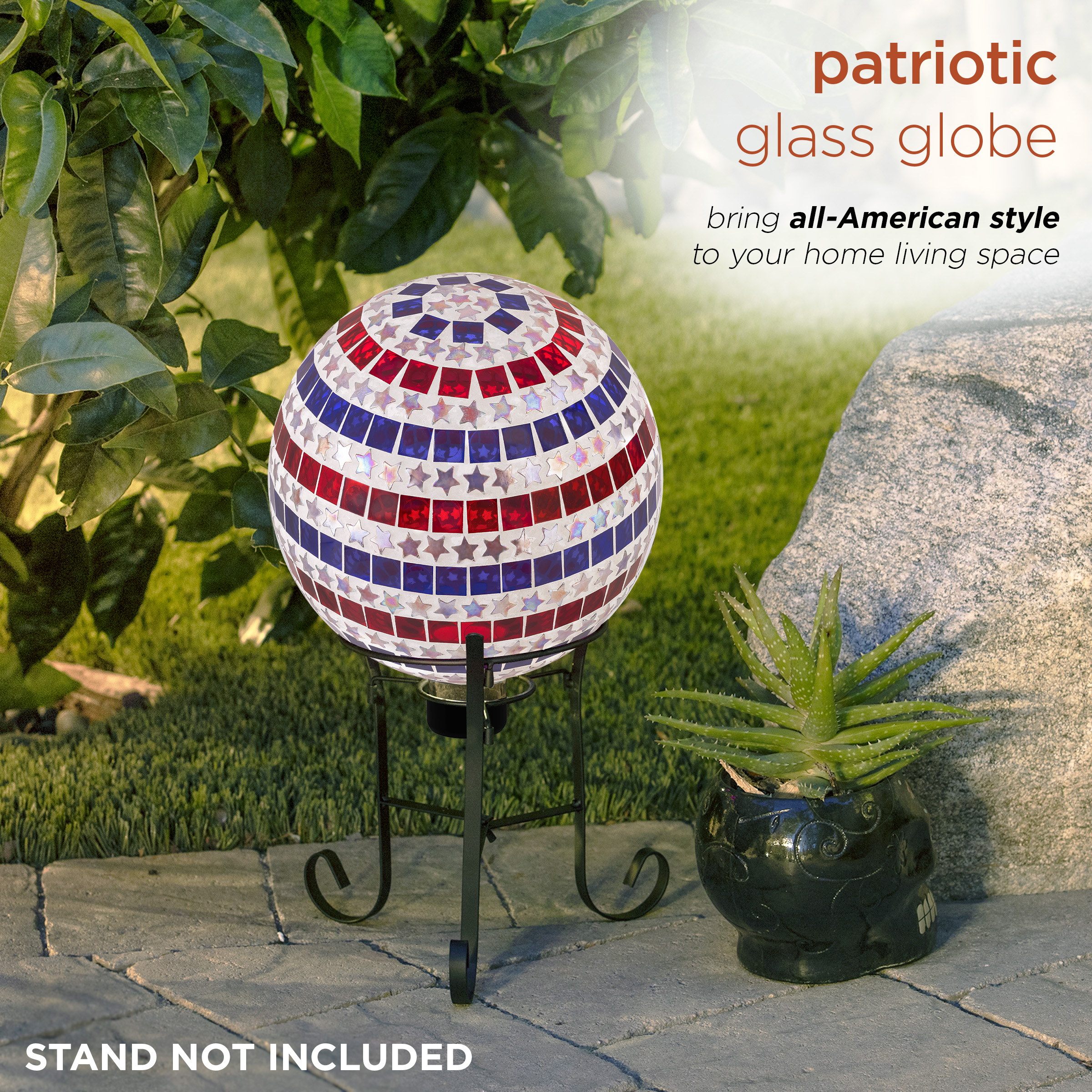 Alpine Corporation HGY434 Gazing-Ball-Stand - View #6