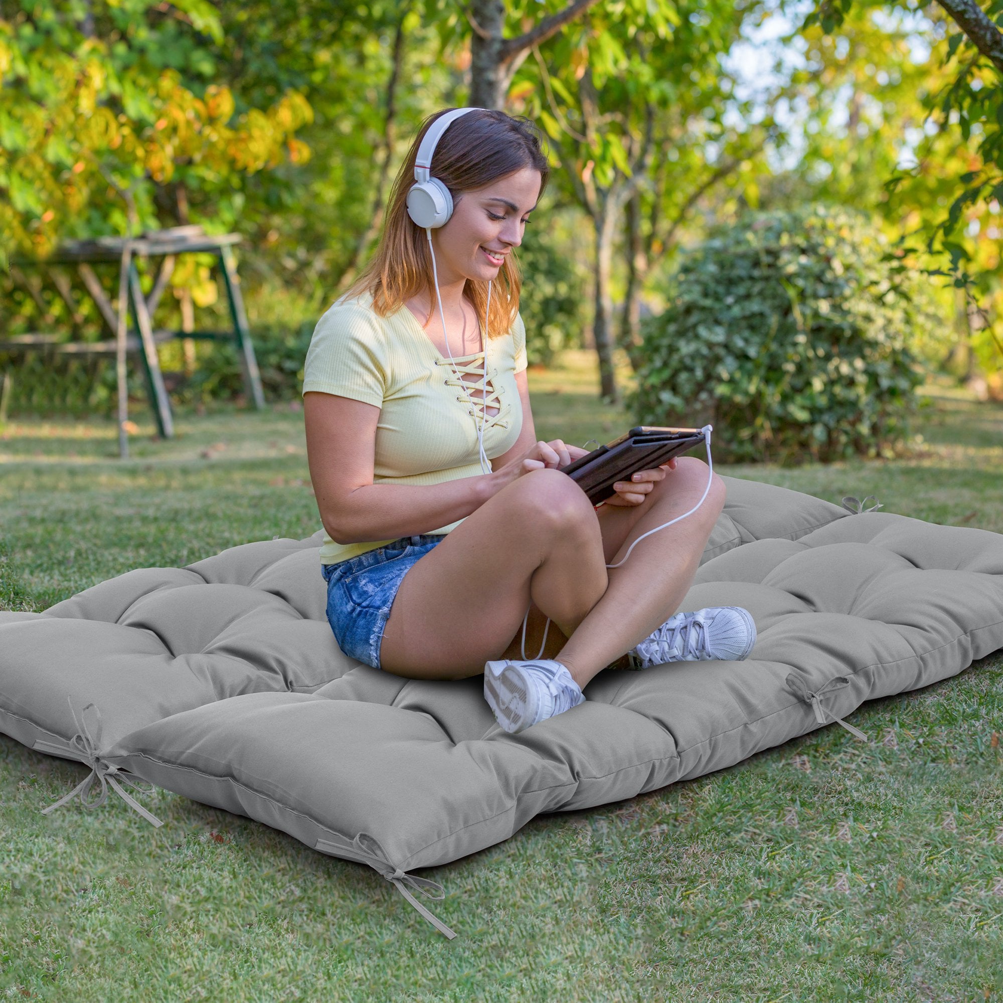 CloudFly CL-CU011LGY-1 Patio-Furniture-Cushions - View #11