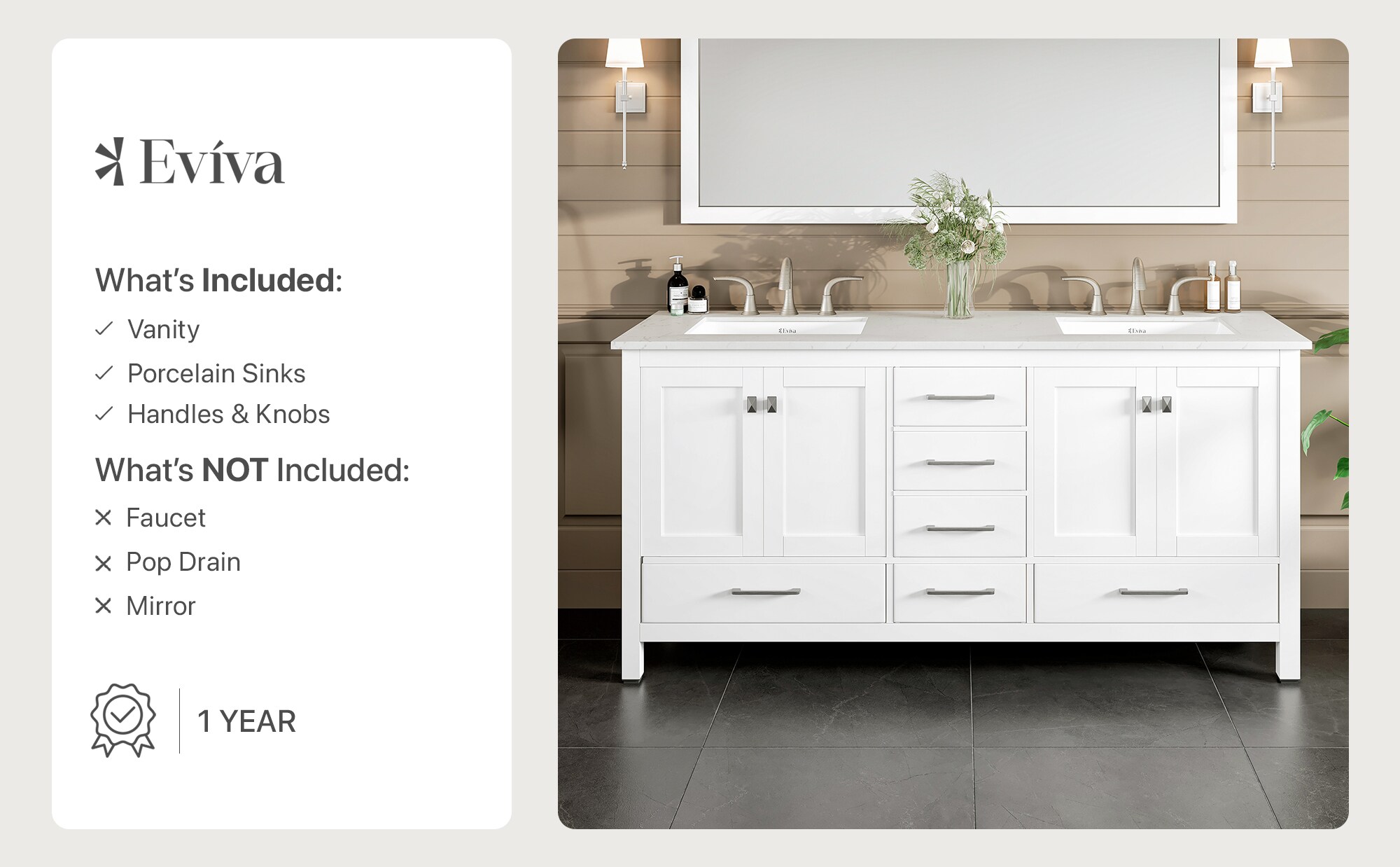 Eviva EVVN412-72WH Bath-Vanity-Combo - View #8