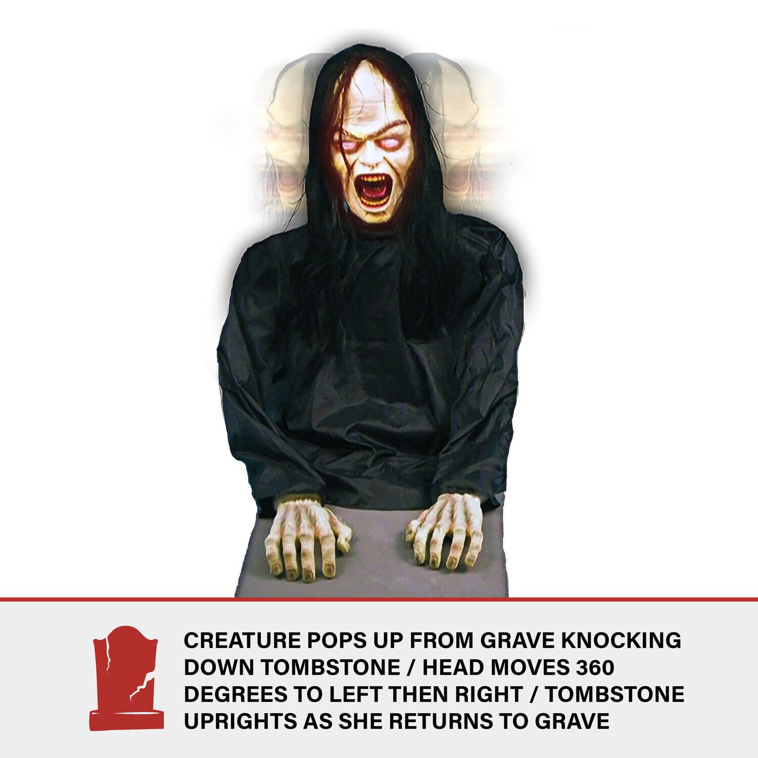 Haunted Hill Farm HHRESMARY-3FLSA Halloween-Animatronics - View #6