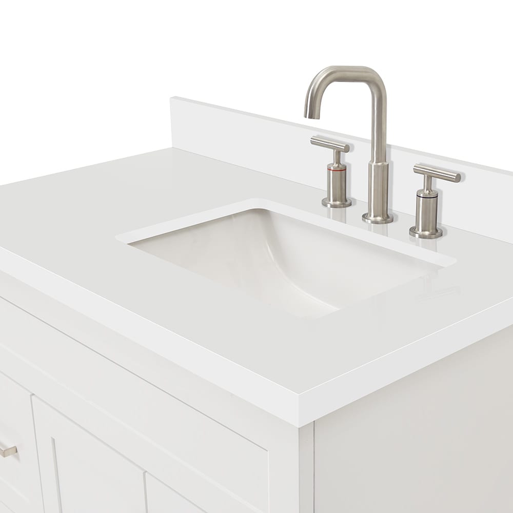 ARIEL F037SRWQRVOWHT Bath-Vanity-Combo - View #10