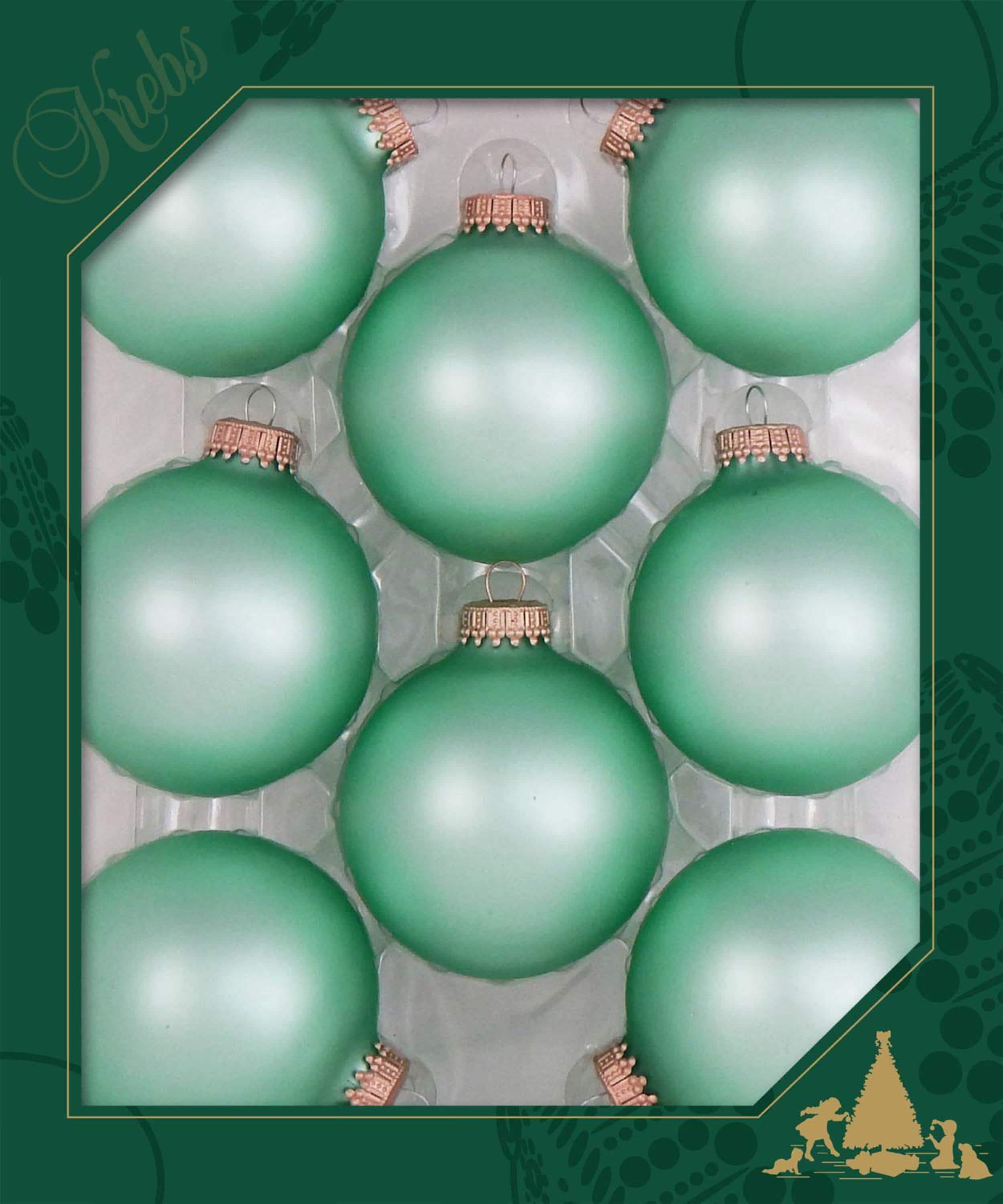 Krebs KBX60010 8 -Pack Green Standard Indoor Ornament set