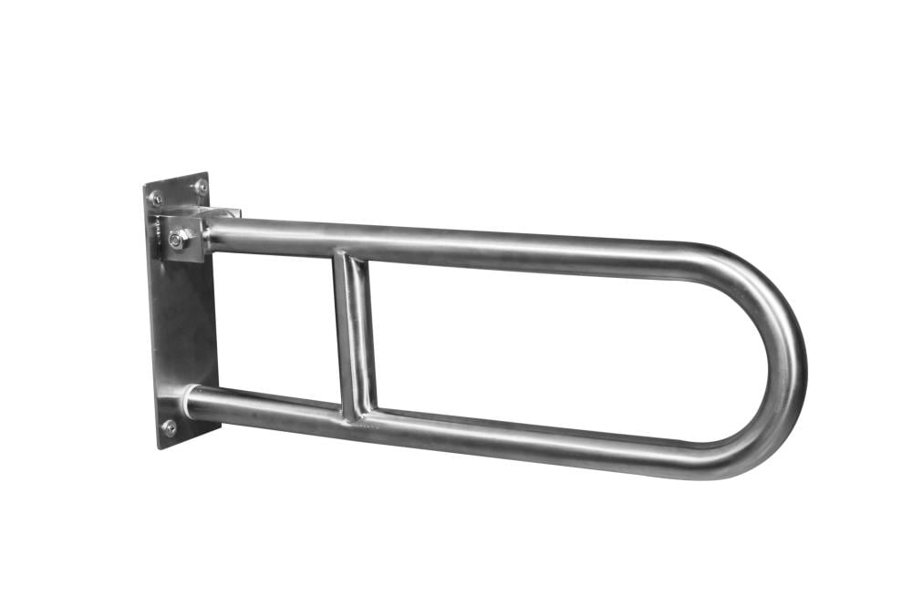 Ponte Giulio USA 24-in Satin Steel Wall Mount (ADA Compliant) Grab Bar