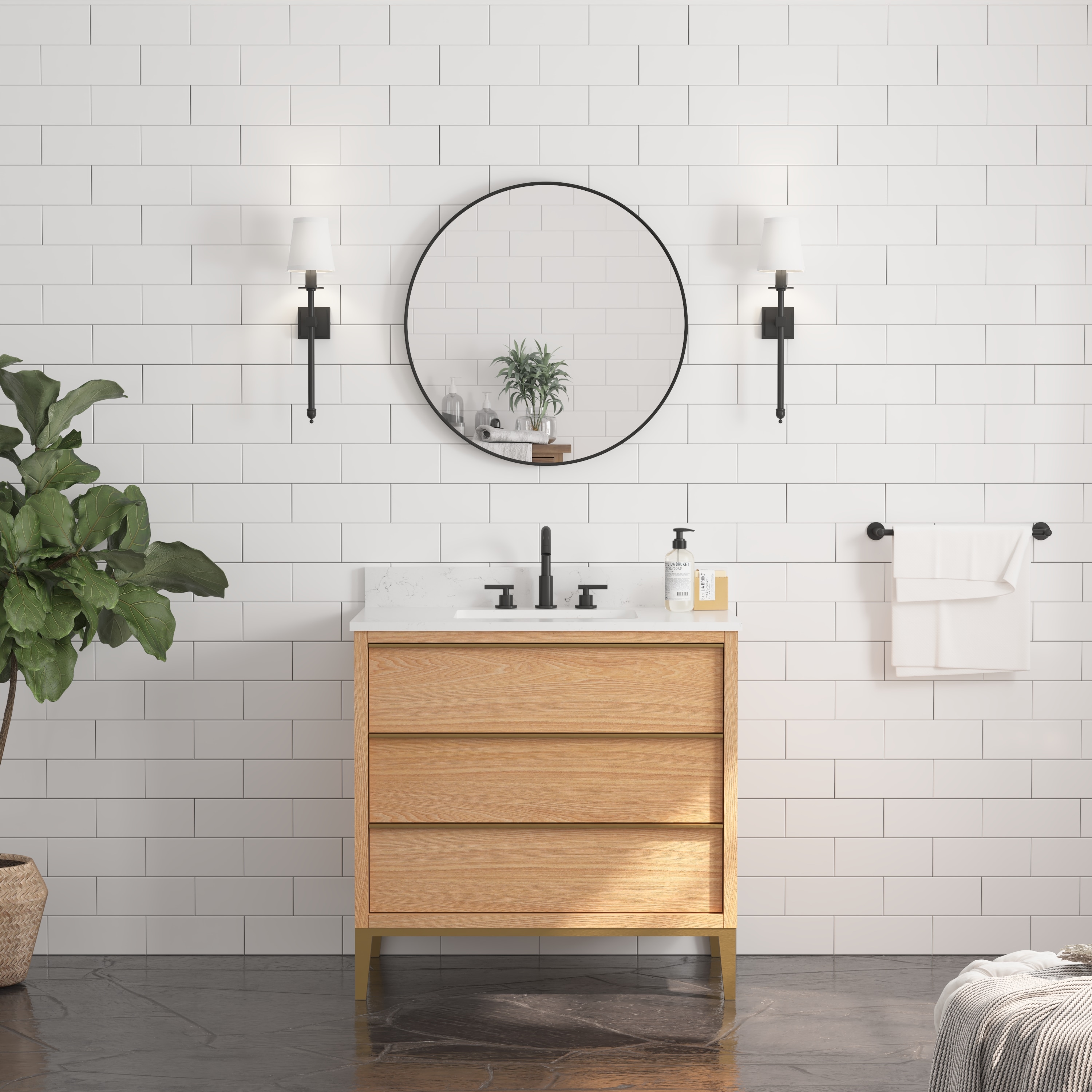 WELLFOR BFB5104GB -WF Framed-Bath-Mirrors - View #5