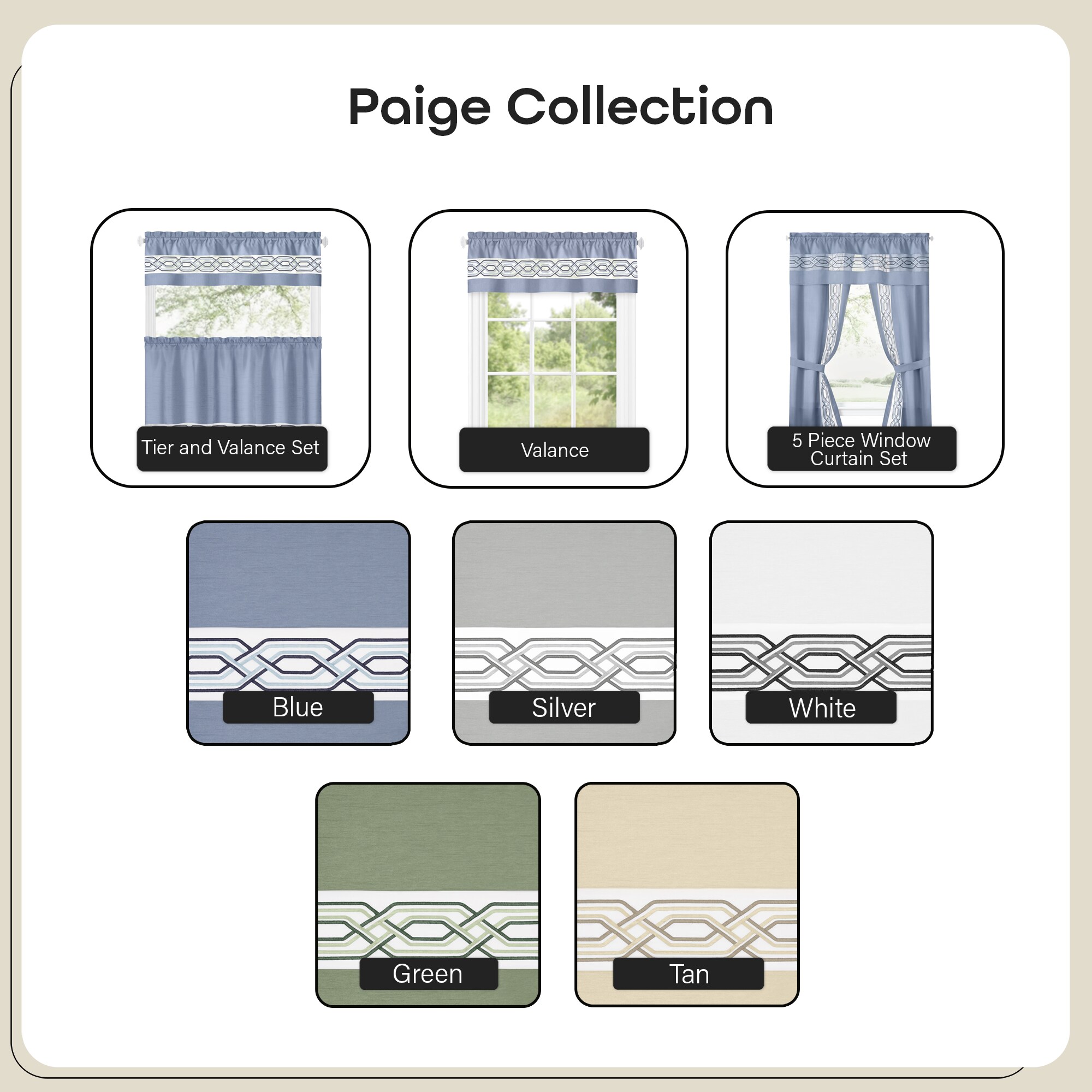 Achim PA5P63BL12 curtains - View #7